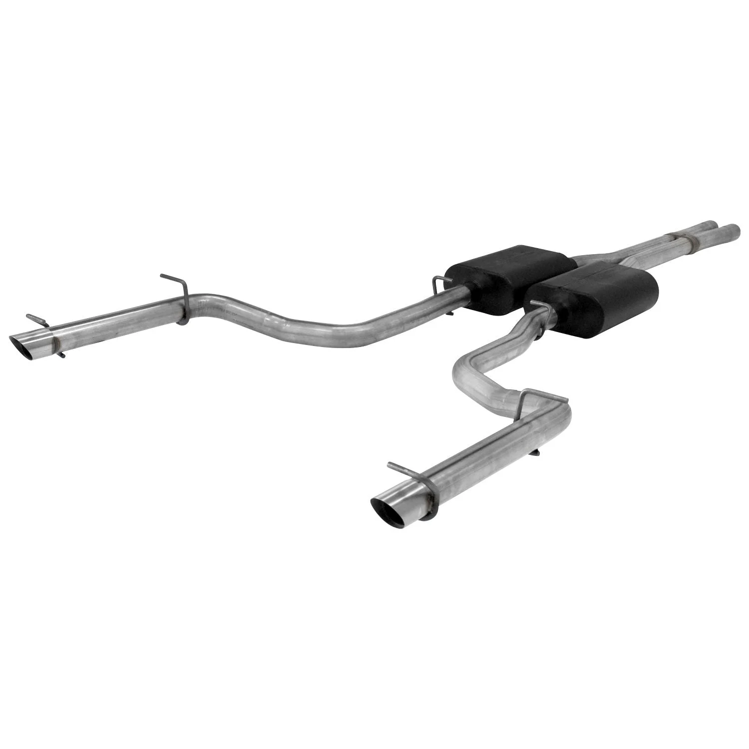 Flowmaster 817508 - Cat-back System 409S - Dual Rear Exit - American Thunder - Aggressive Sound
