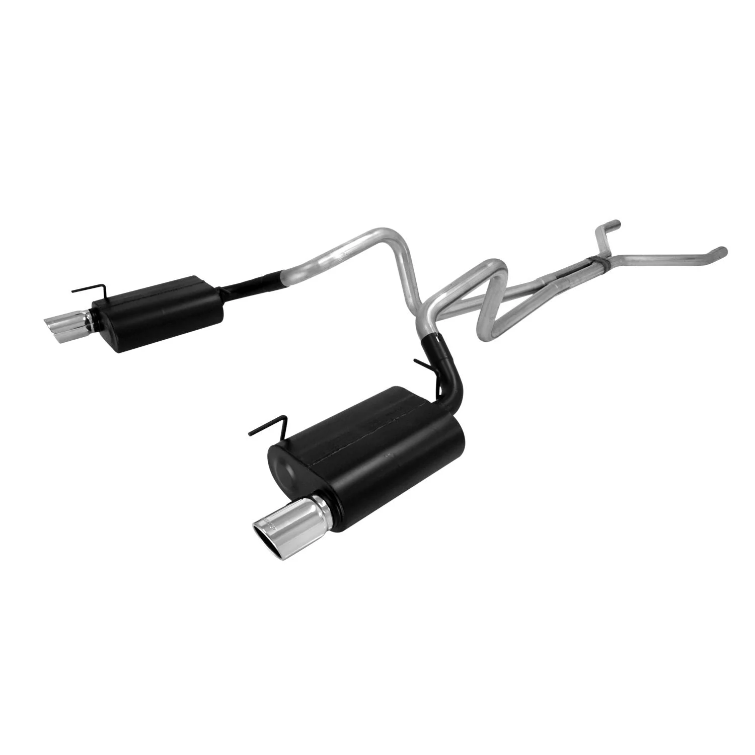 Flowmaster 817510 - Cat-back System 409S - Dual Rear Exit - Force II - Mild/Moderate Sound