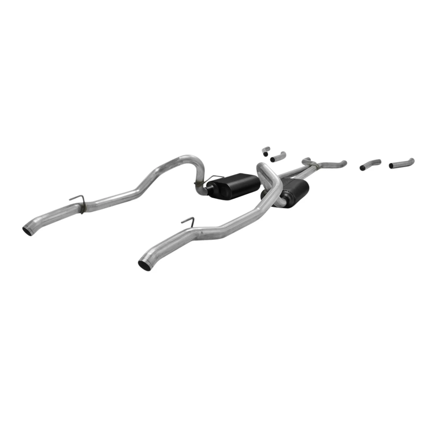 Flowmaster 817585 - Header-back System 409S - Dual Rear Exit - American Thunder -Moderate/Aggressive