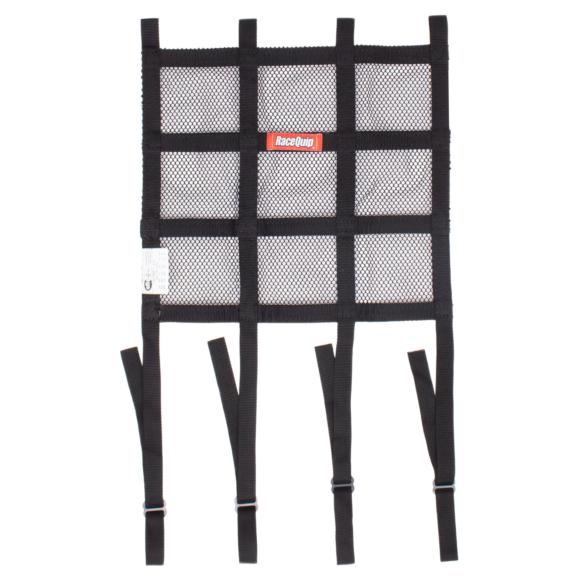 Racequip 822005RQP - Hybrid Mesh/Ribbon Window Net w/ Mounting Straps