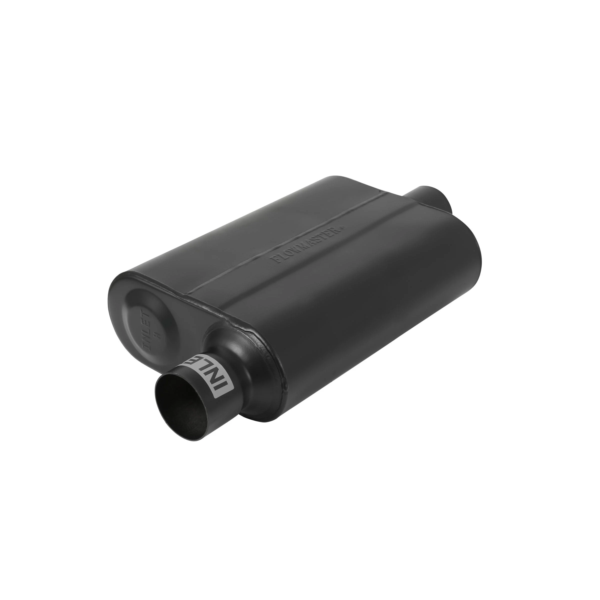 Flowmaster 842541 - 40 Delta Muffler 409S - 2.50 Offset In / 2.50 Center Out - Aggressive Sound