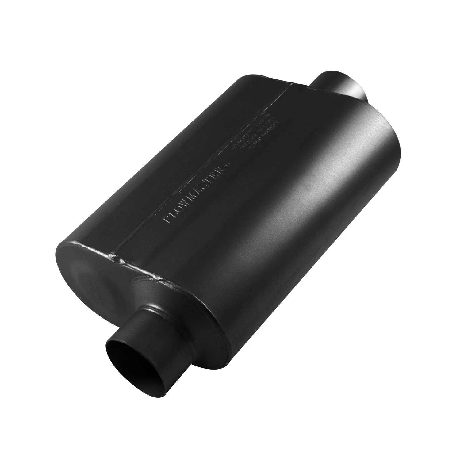 Flowmaster 853046 - Super 40 Muffler 409S - 3.00 Offset In / 3.00 Center Out - Aggressive Sound