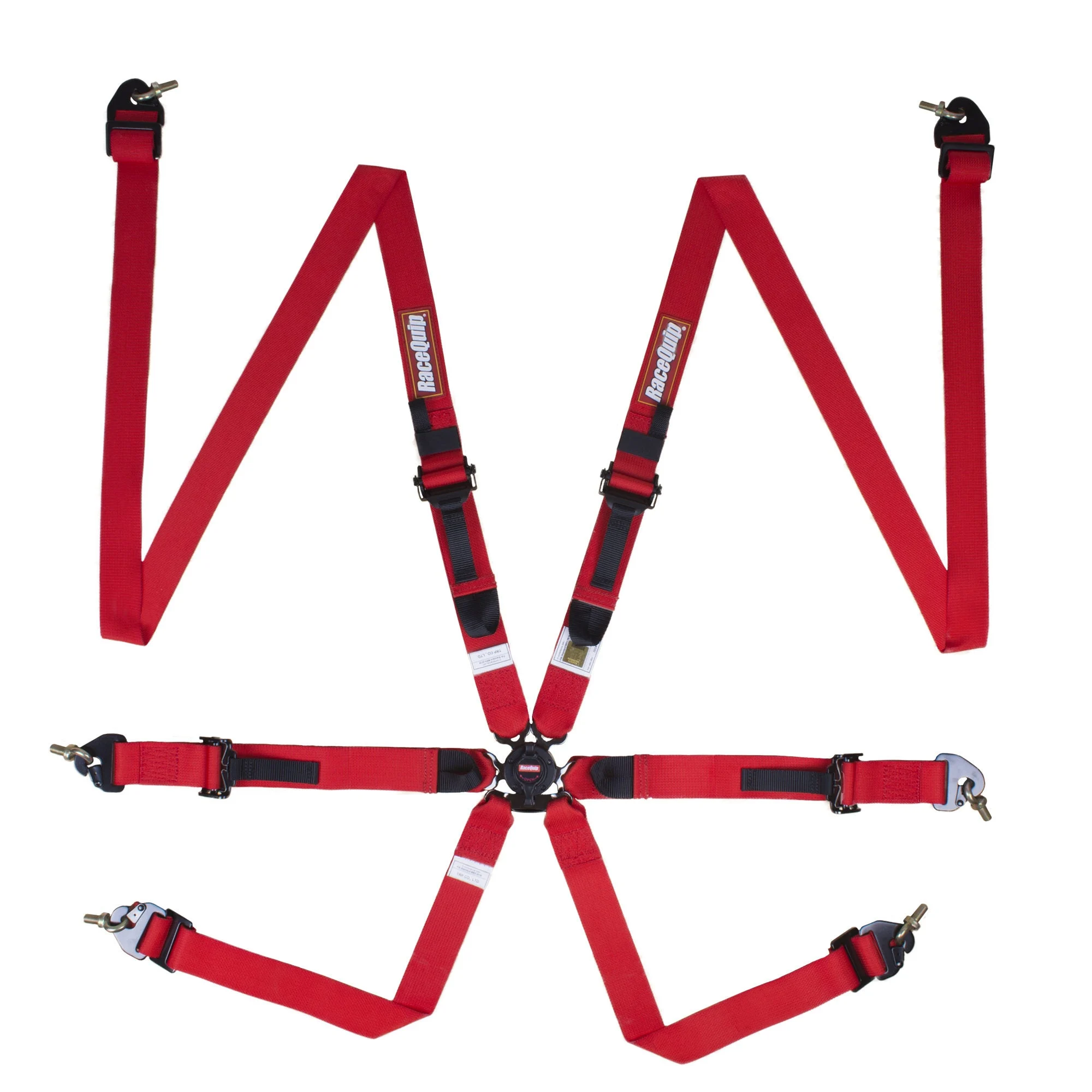 Racequip 856016RQP - FIA 6 Point Camlock Harness Set
