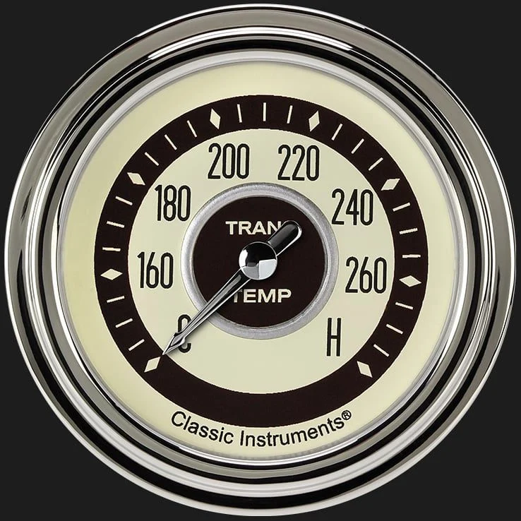 Classic Instruments NT327SLC - Nostalgia VT 2 5/8" Transmission Temperature Gauge