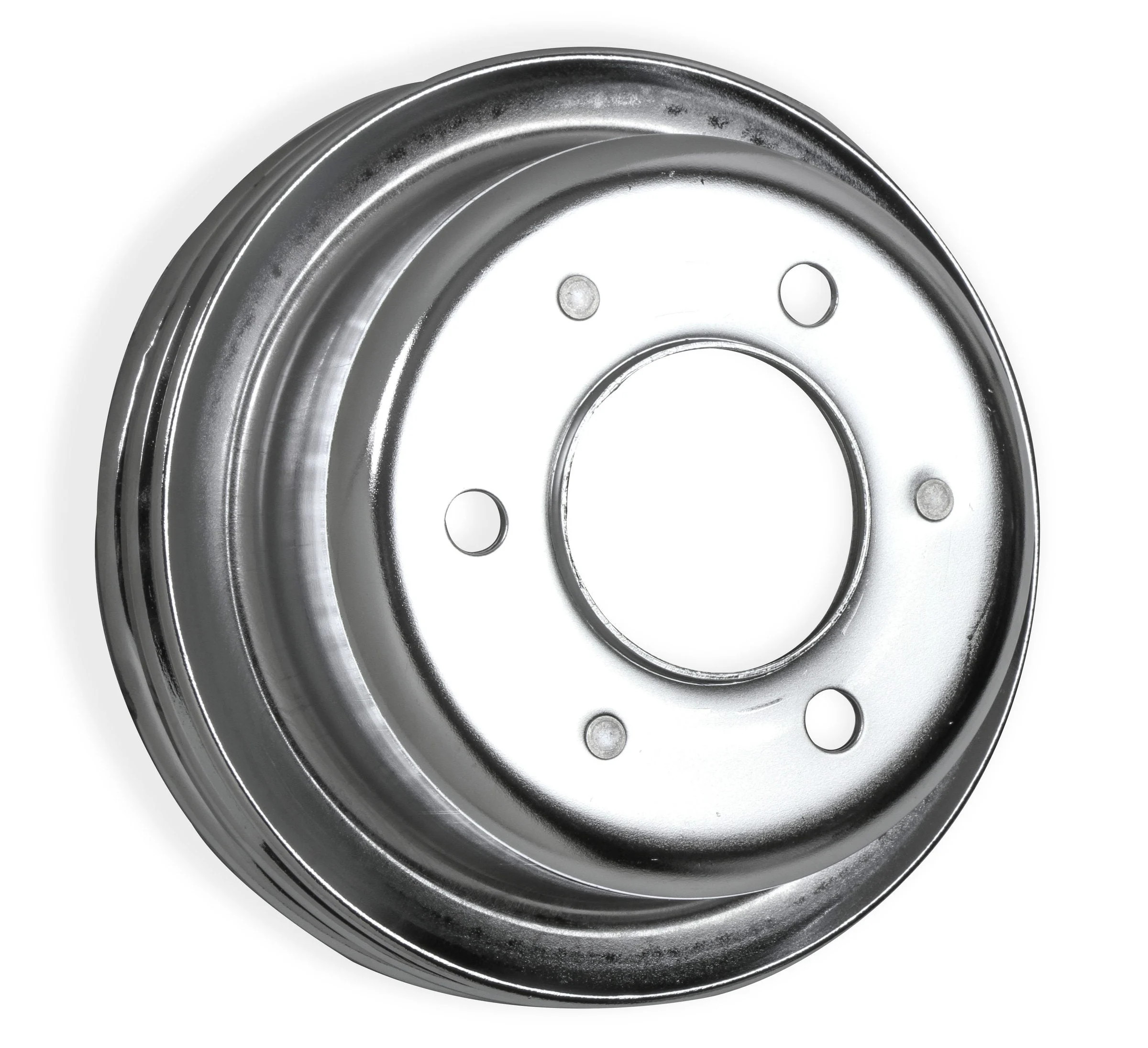 Mr. Gasket 8830MRG - Chrome Plated Steel Crankshaft Pulley