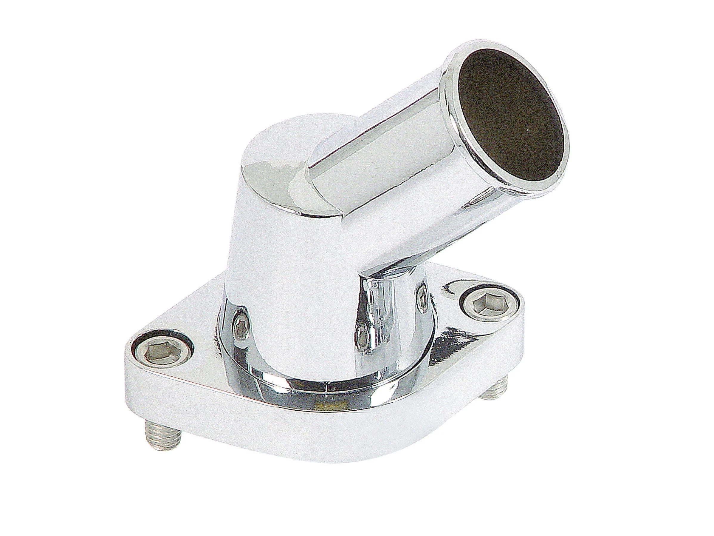 Mr. Gasket 9141G - O-ring Style Chrome Water Neck - 45 degree
