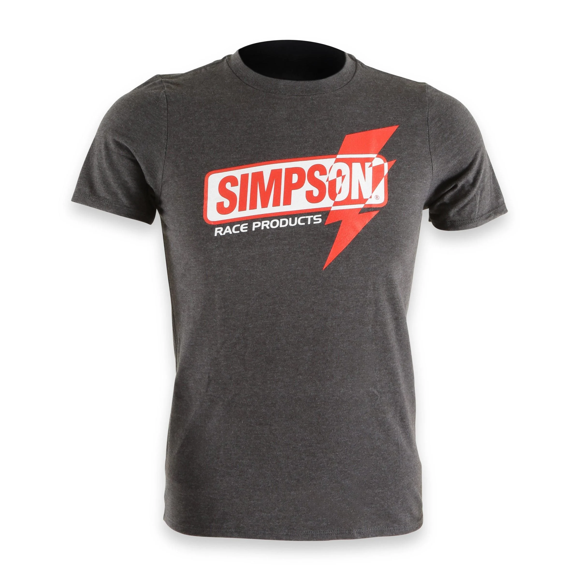 Simpson Safety 4501YL - Simpson Racing Lightning fast shirt Charcoal youth MD