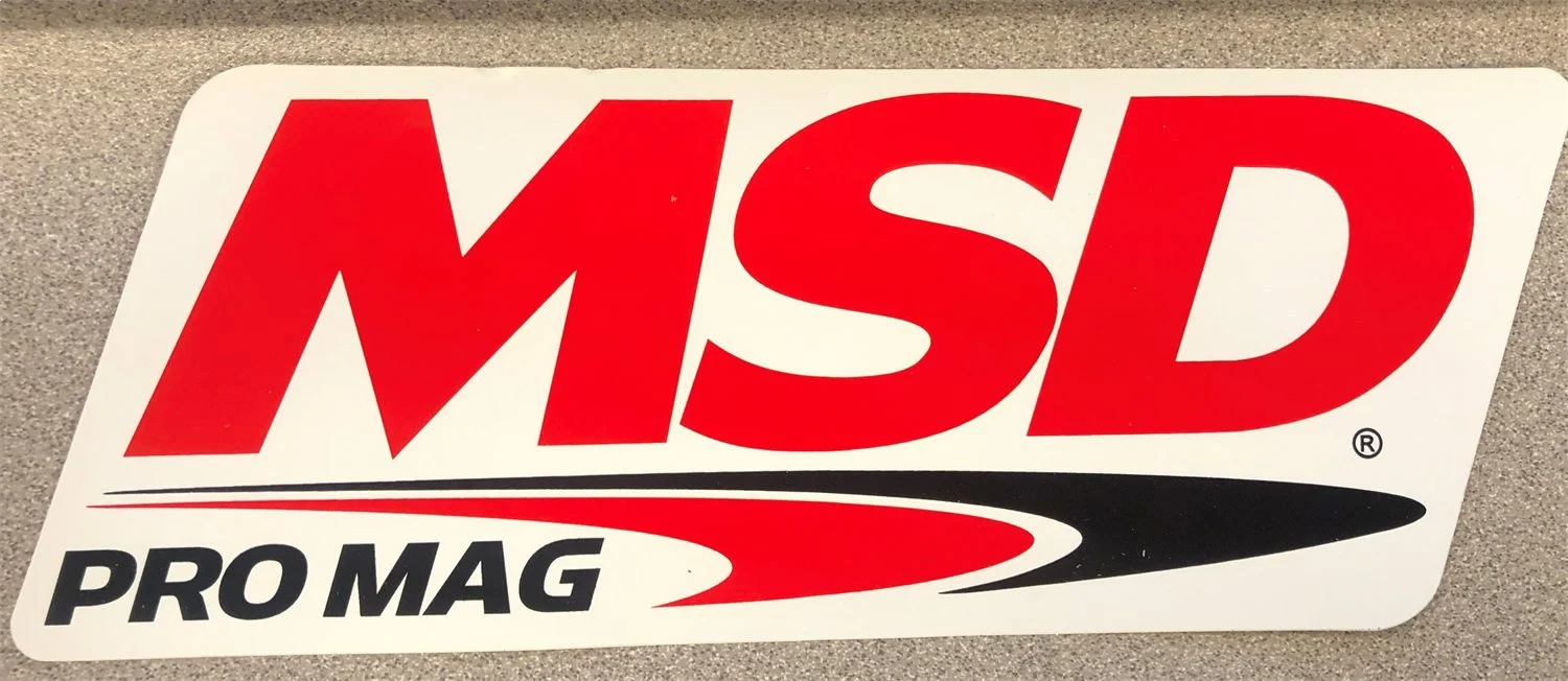 MSD 9296 - Advertising Decal; Pro Mag; 4 in. x 9 in.;