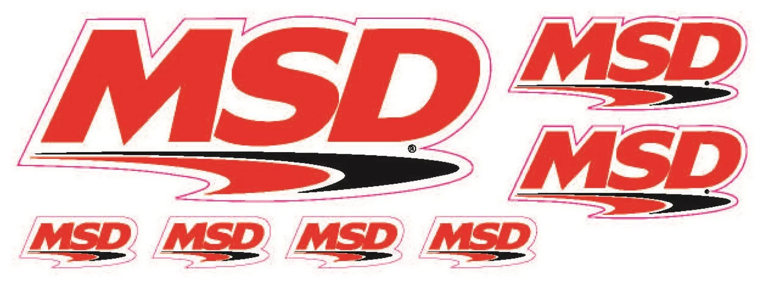 MSD 9303 - Decal Sheet,  Logo, Multi-Size 7-Pack