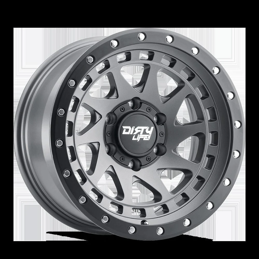 Dirty Life 9311-7973MGT38 - Race Wheels Enigma Pro 9311 Satin Graphite 17X9 5-127 -38Mm 71.5Mm