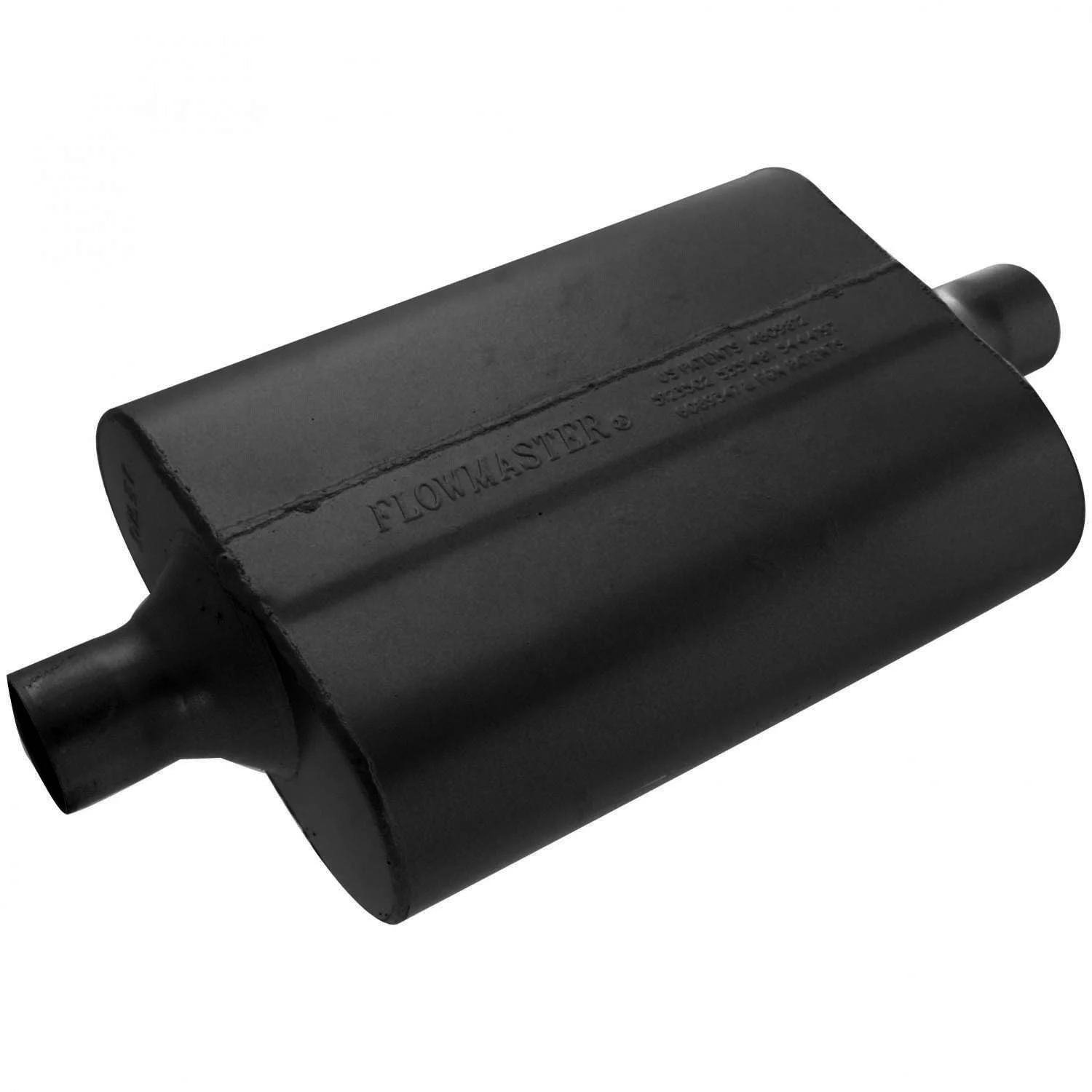 Flowmaster 942040 - 40 Delta Flow Muffler - 2.00 Center In / 2.00 Center Out - Aggressive Sound