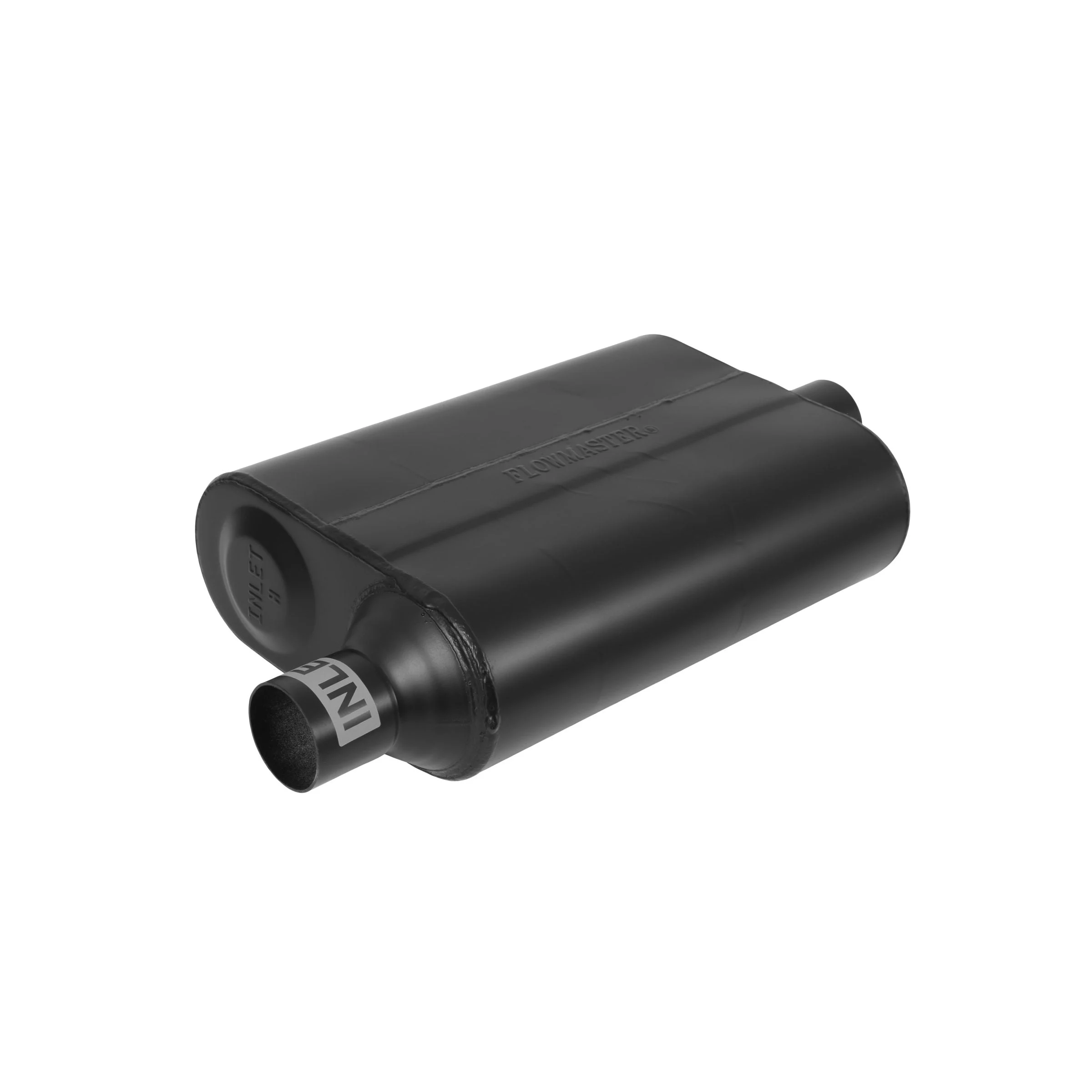 Flowmaster 942041 - 40 Delta Flow Muffler - 2.00 Offset In / 2.00 Center Out - Aggressive Sound