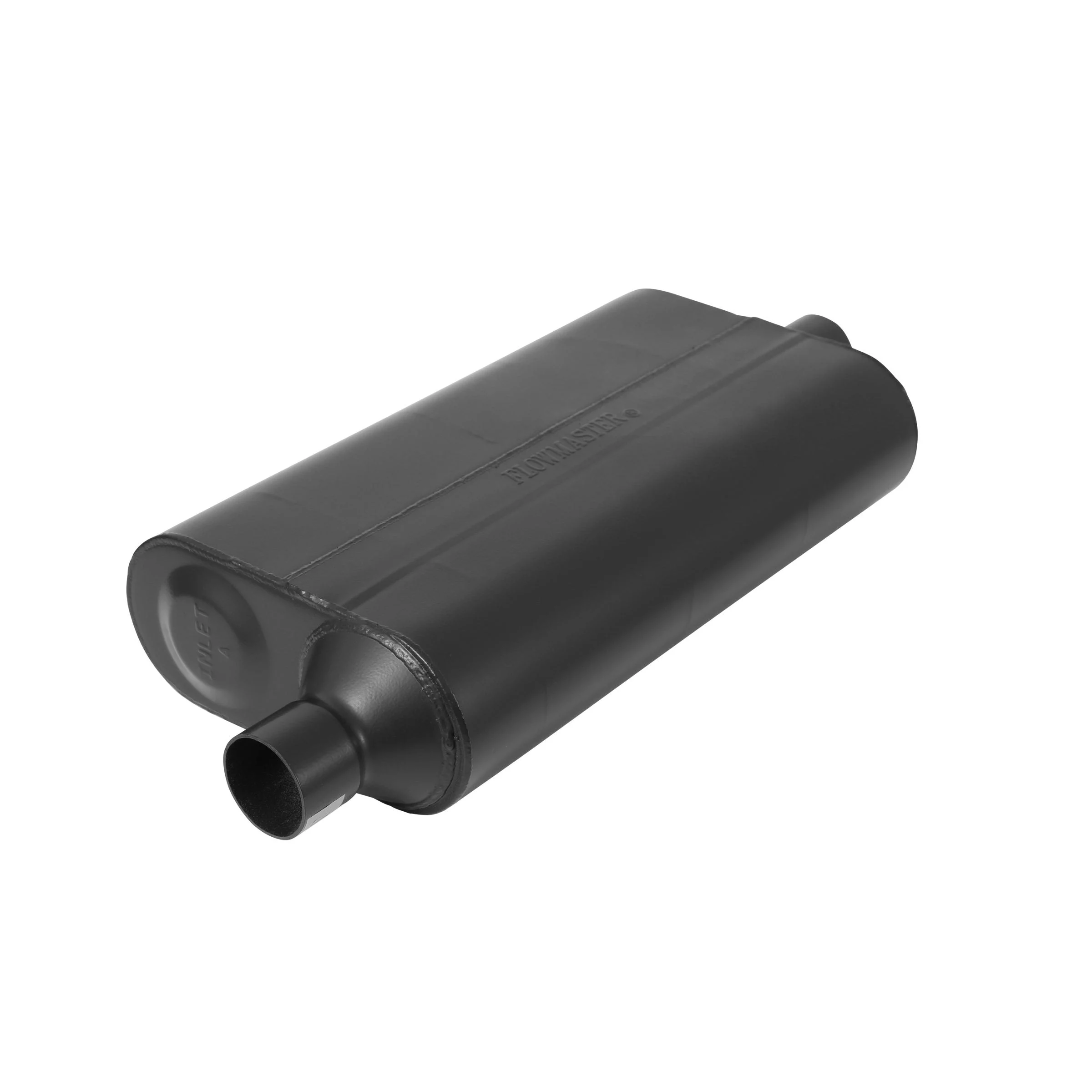 Flowmaster 942051 - 50 Delta Flow Muffler - 2.00 Offset In / 2.00 Center Out - Moderate Sound