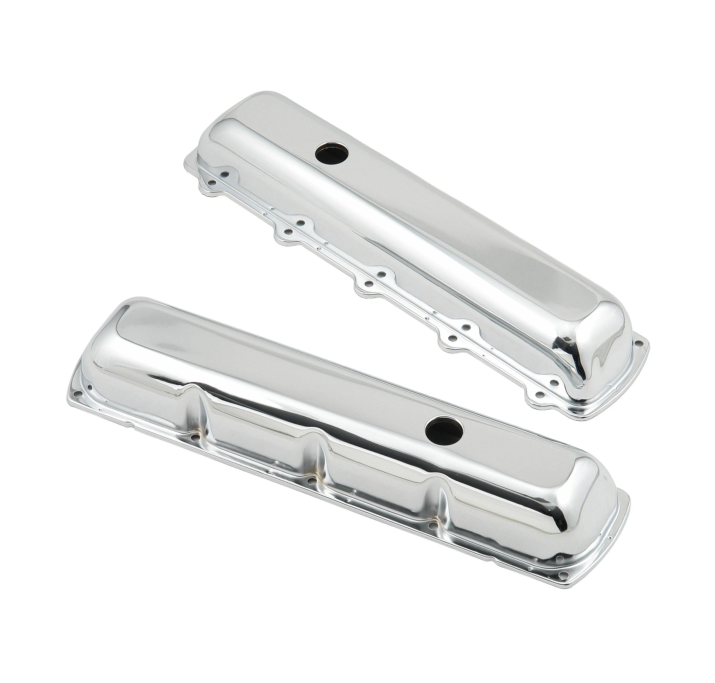 Mr. Gasket 9422 - Chrome Valve Covers without Baffle