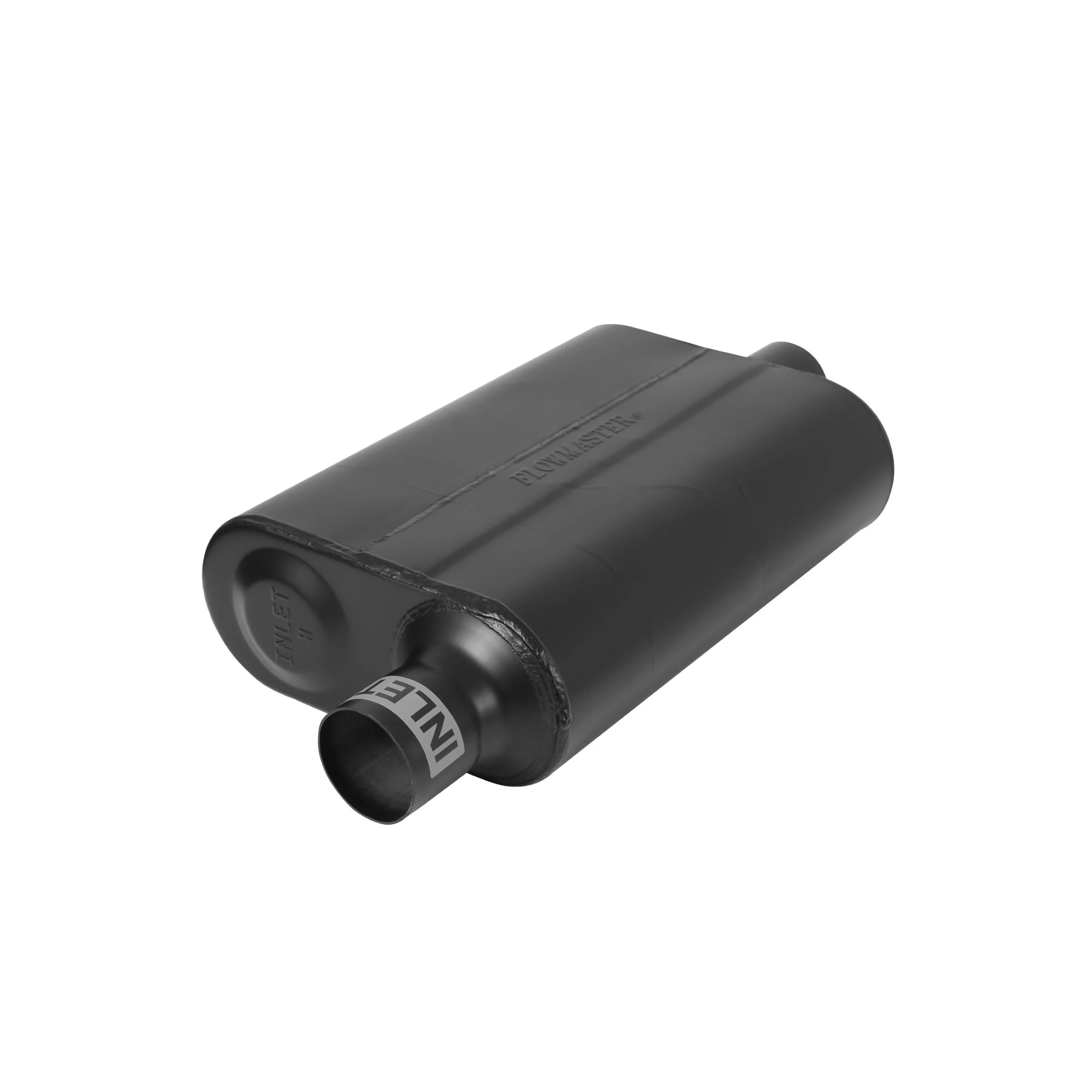 Flowmaster 942441 - 40 Delta Flow Muffler - 2.25 Offset In / 2.25 Center Out - Aggressive Sound