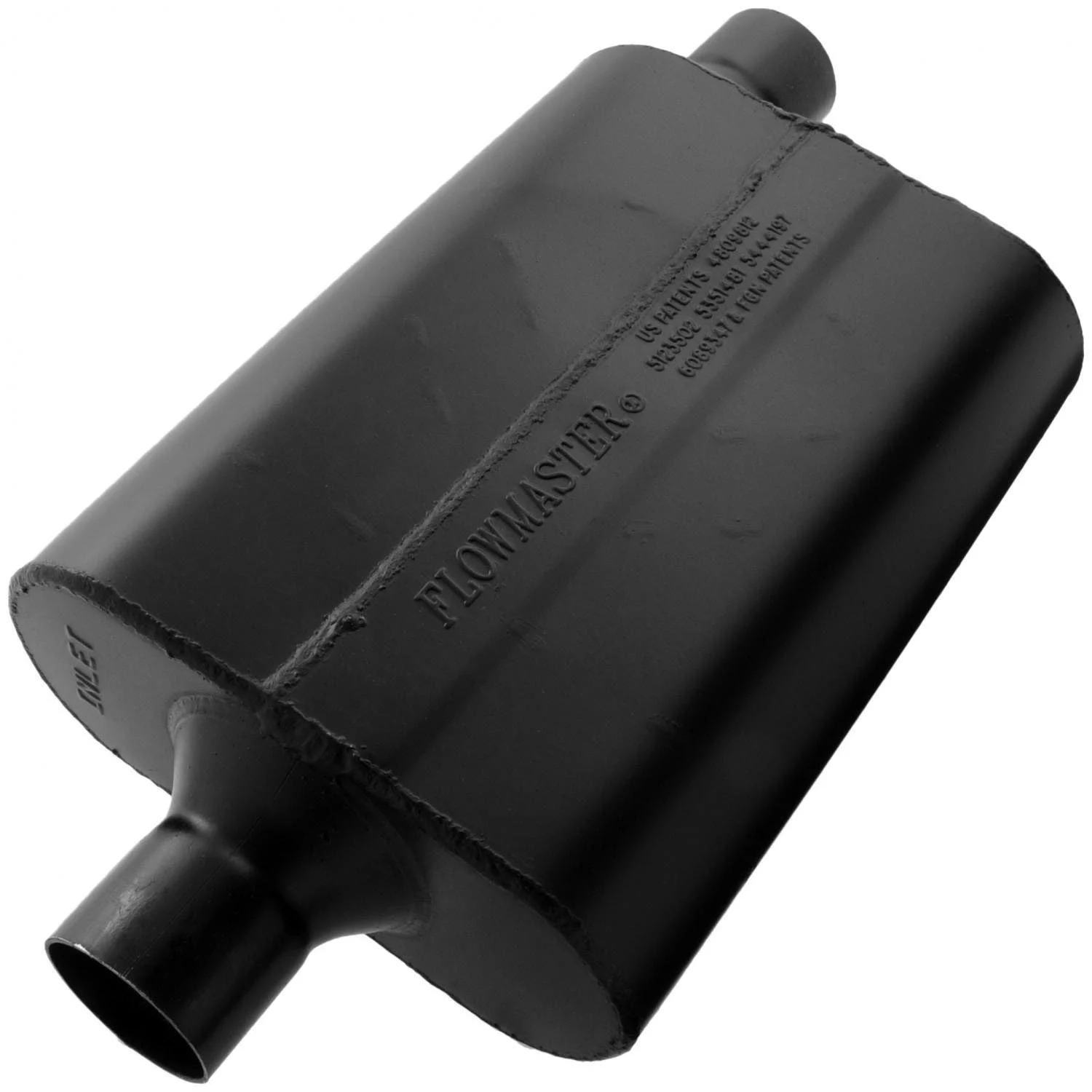 Flowmaster 942447 - Super 44 Muffler - 2.25 Center In / 2.25 Offset Out - Aggressive Sound