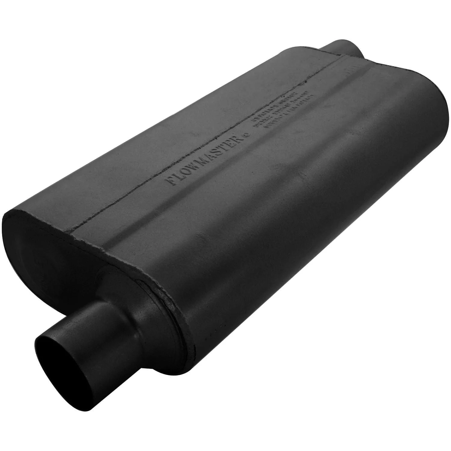 Flowmaster 942553 - 50 Delta Flow Muffler - 2.50 Offset In / 2.50 Offset Out - Moderate Sound