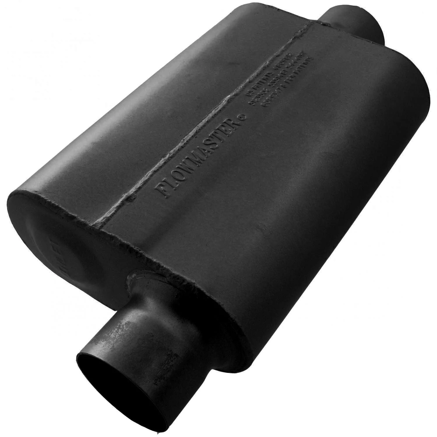 Flowmaster 943041 - 40 Delta Flow Muffler - 3.00 Offset In / 3.00 Center Out - Aggressive Sound