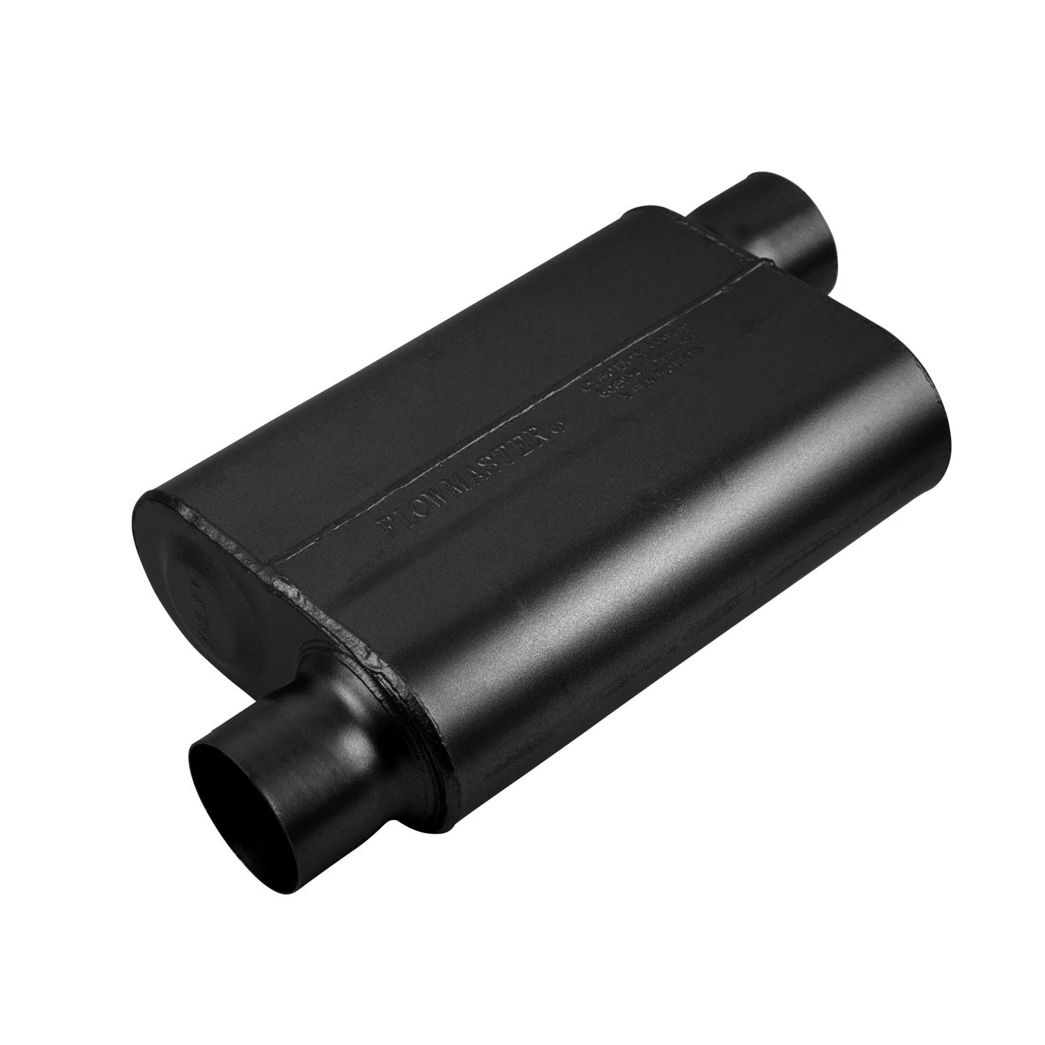 Flowmaster 943043 - 40 Delta Flow Muffler - 3.00 Offset In / 3.00 Offset Out - Aggressive Sound