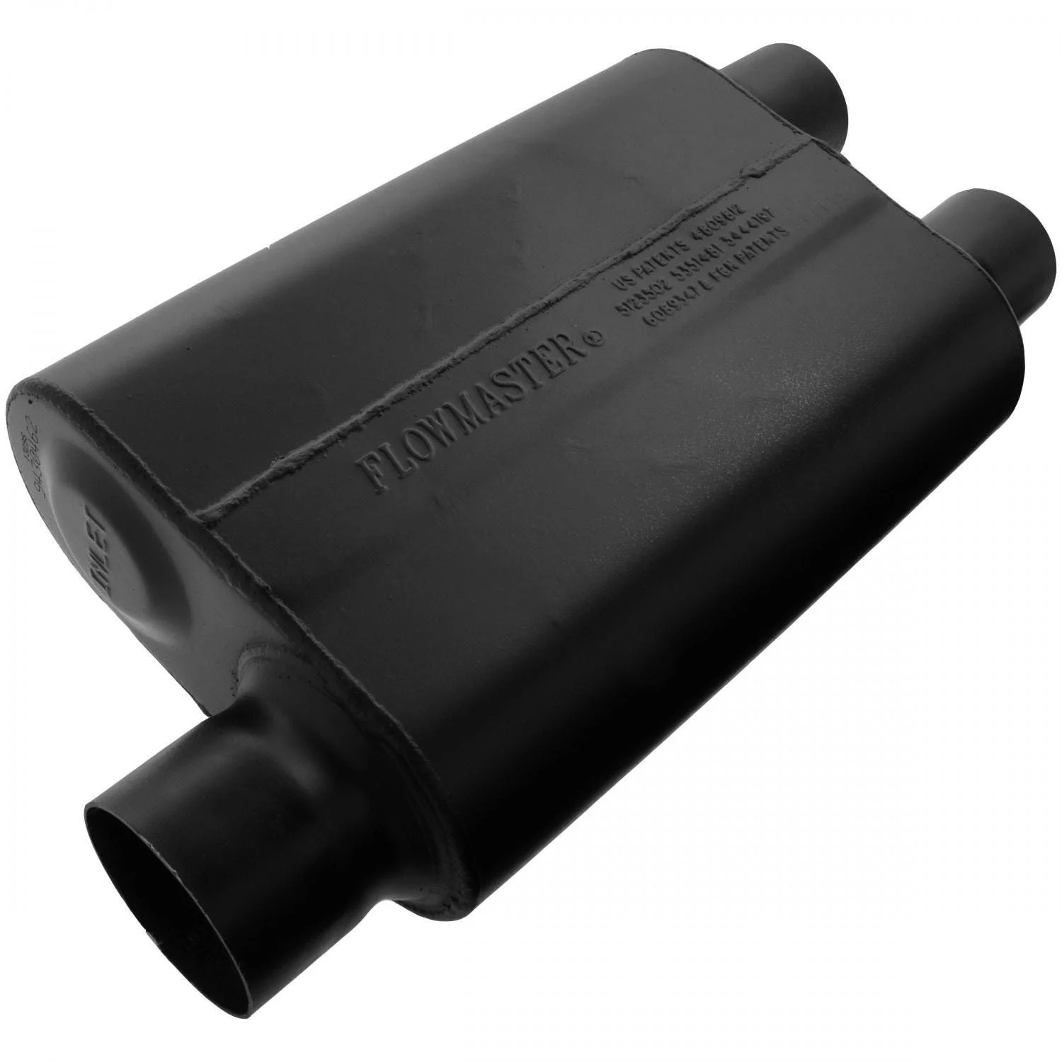 Flowmaster 9430462 - Super 44 Muffler - 3.00 Offset In / 2.50 Dual Out - Aggressive Sound