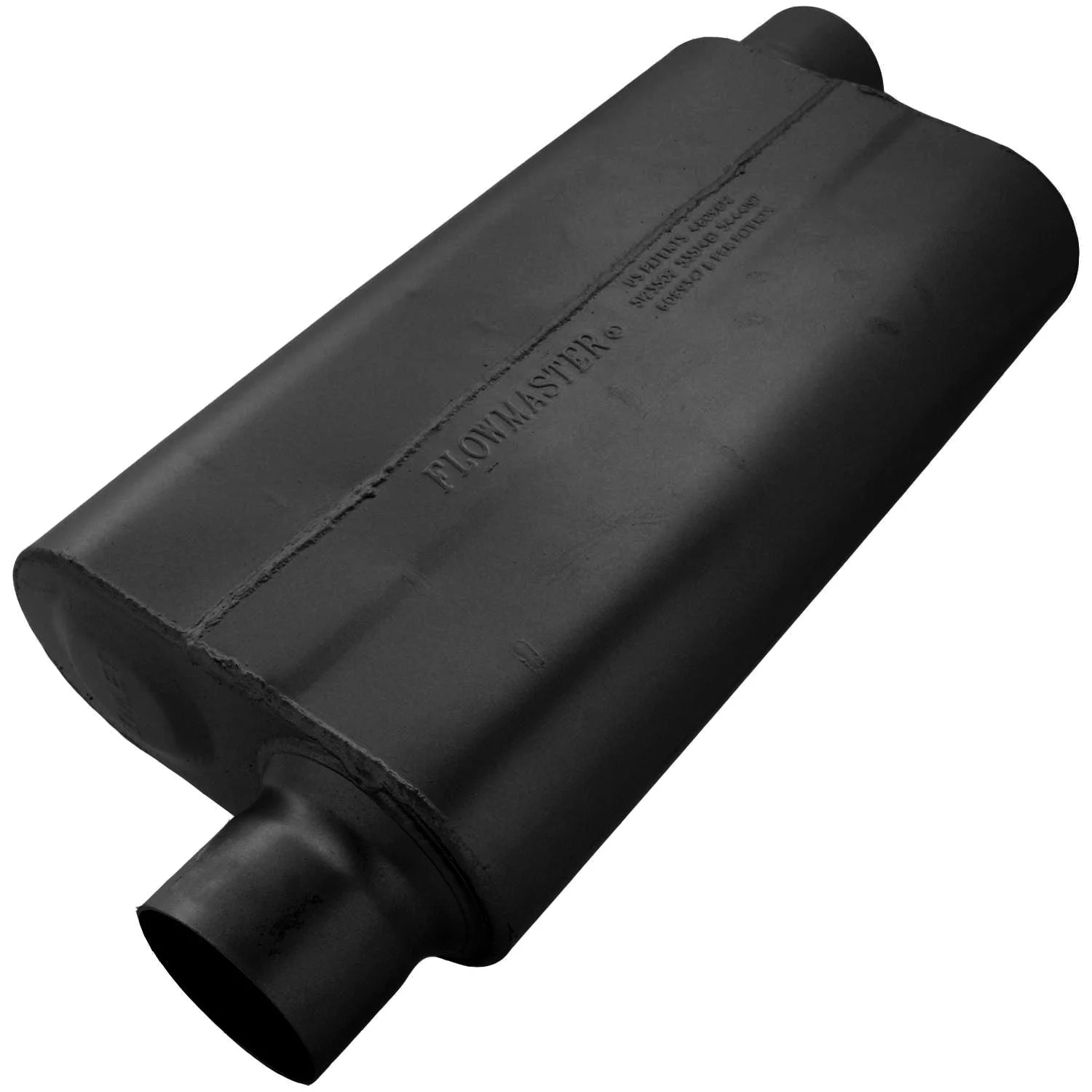 Flowmaster 943053 - 50 Delta Flow Muffler - 3.00 Offset In / 3.00 Offset Out - Moderate Sound