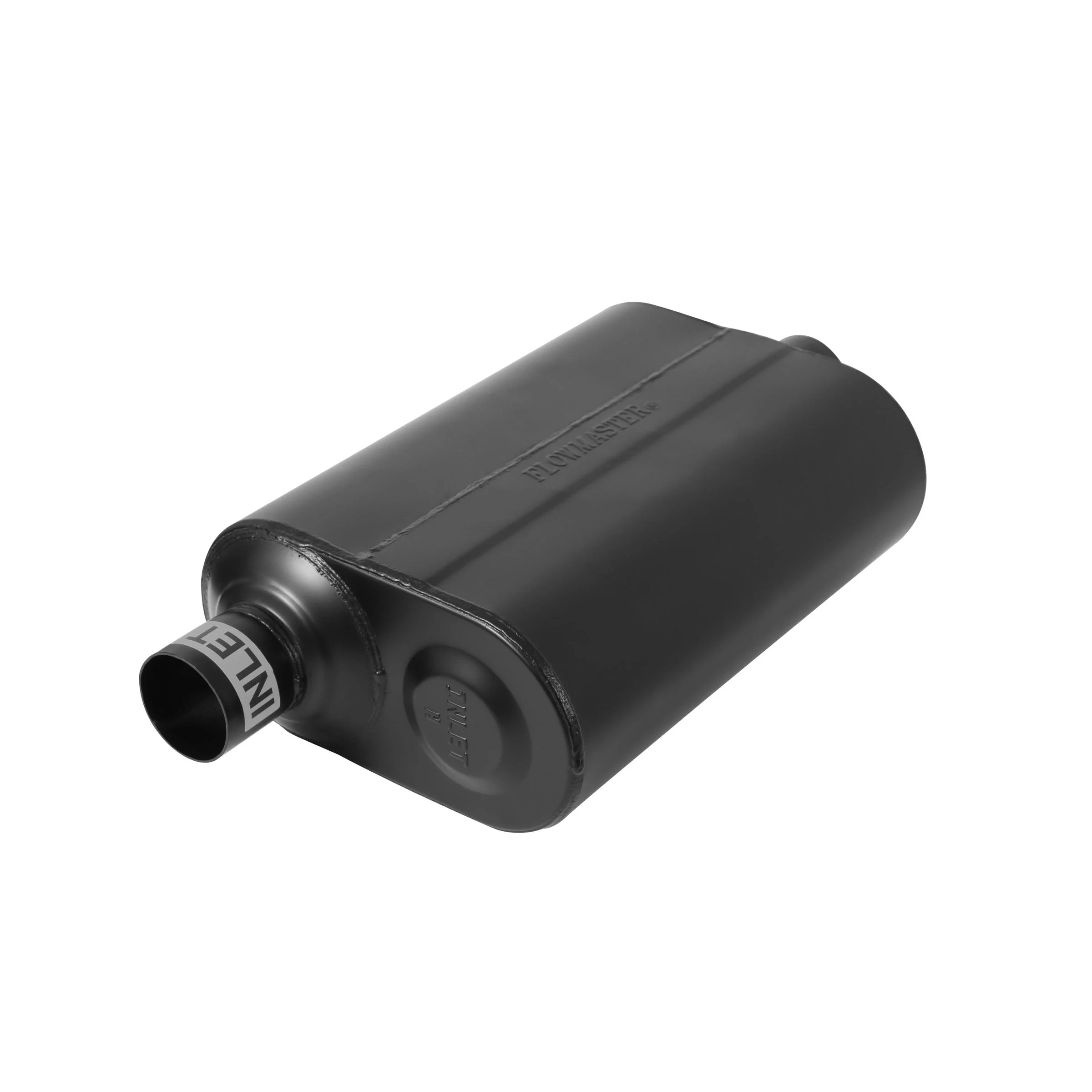 Flowmaster 952446 - Super 40 Muffler - 2.25 Offset In / 2.25 Center Out - Aggressive Sound