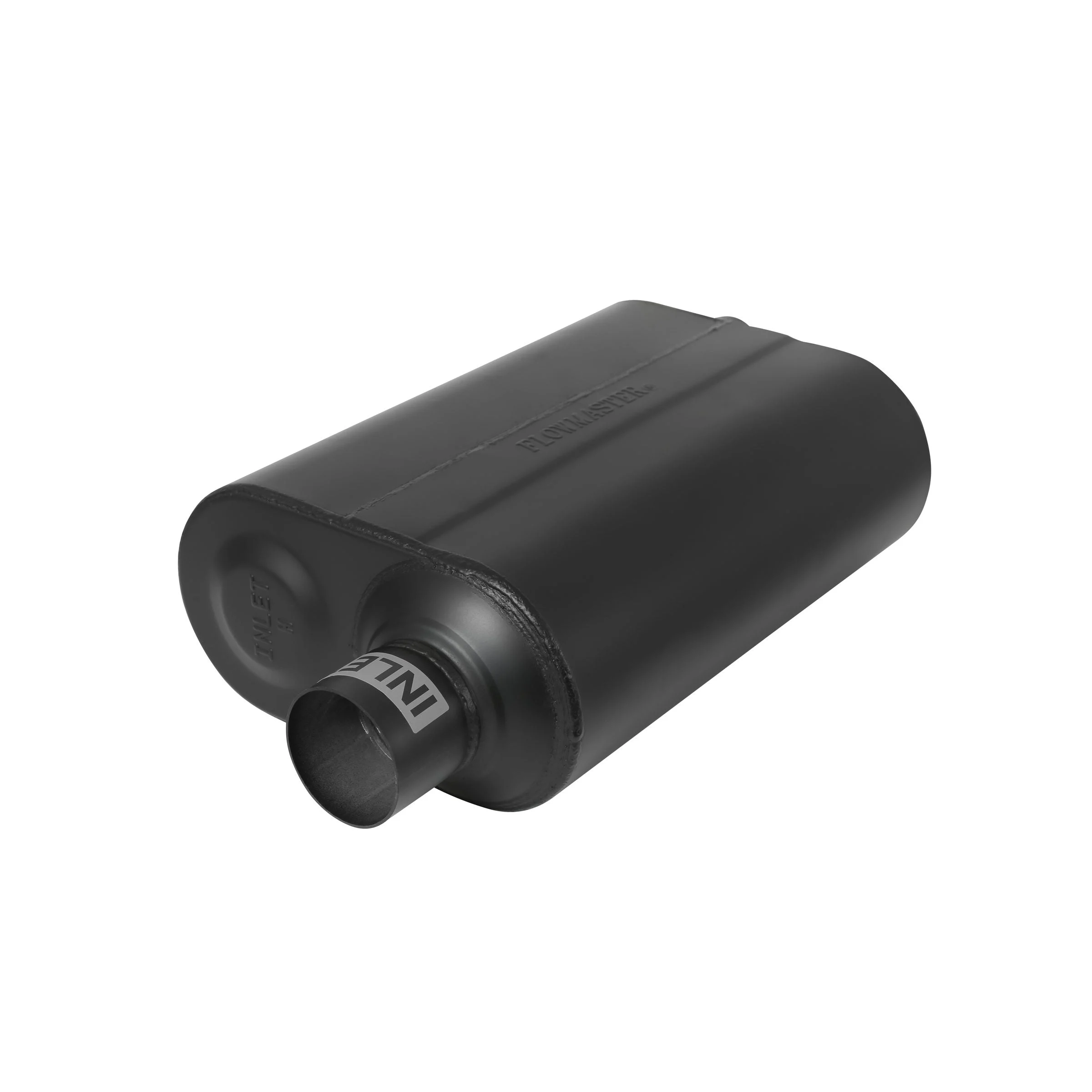 Flowmaster 952548 - Super 40 Muffler - 2.50 Offset In / 2.50 Offset Out - Aggressive Sound