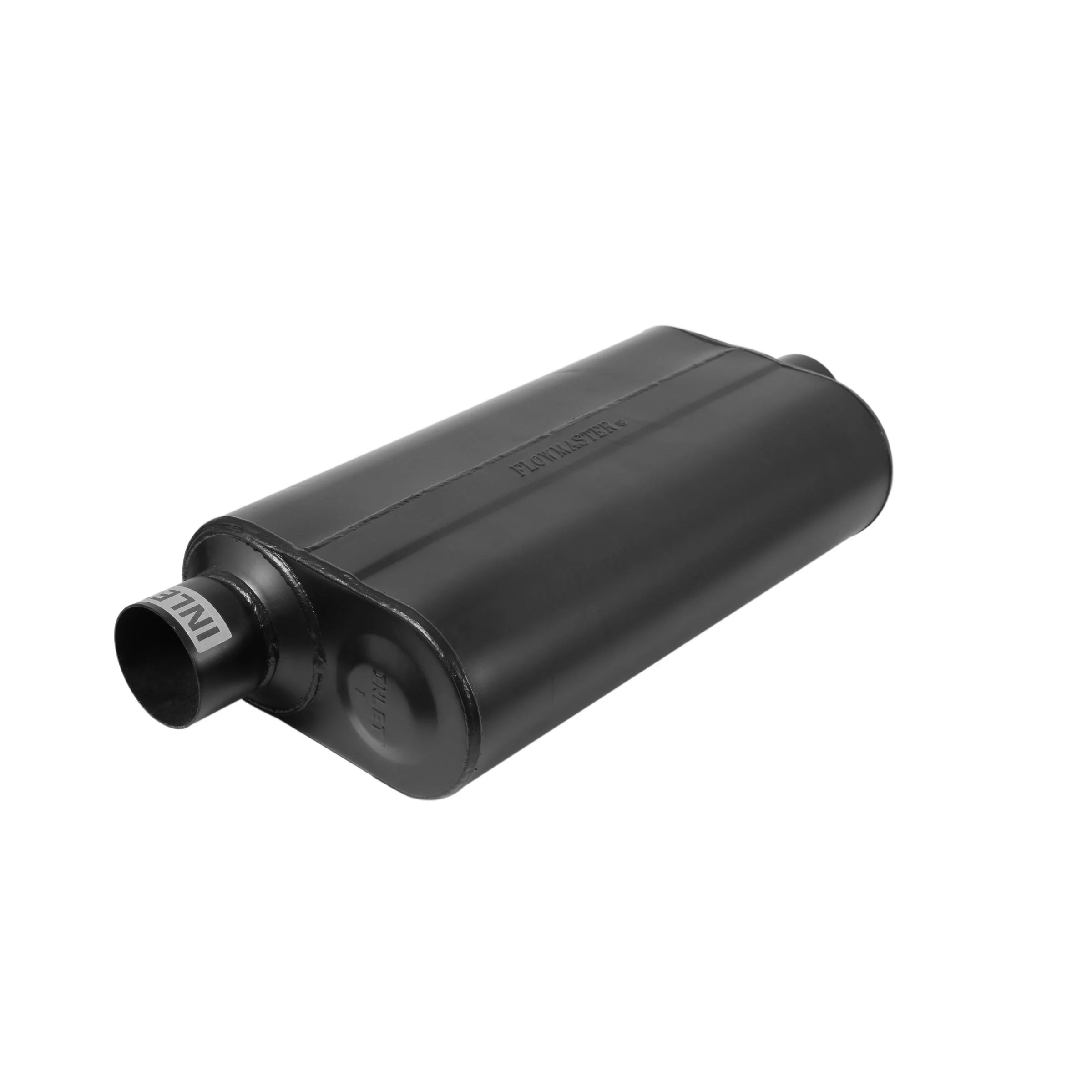 Flowmaster 9530560 - 50 H.D. Muffler - 3.00 Offset In / 3.00 Center Out - Moderate Sound