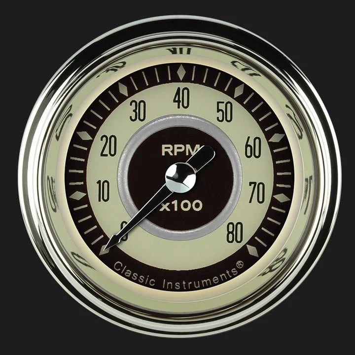 Classic Instruments NT183SHC - Nostalgia VT 2 1/8" Tachometer