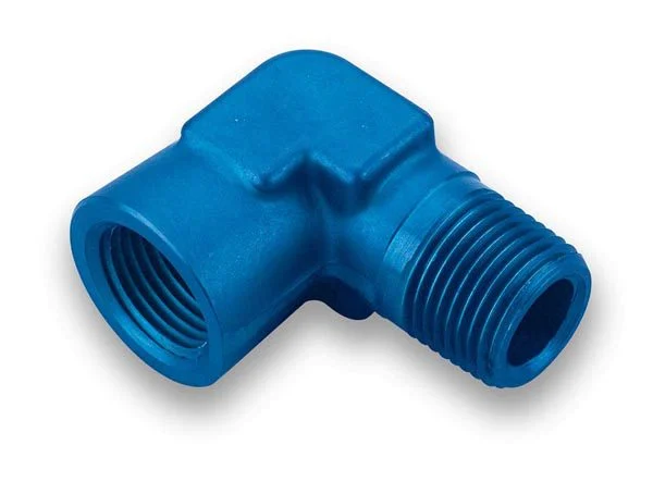 Earl's Performance 991401ERL - 90 Deg. Aluminum NPT Elbow