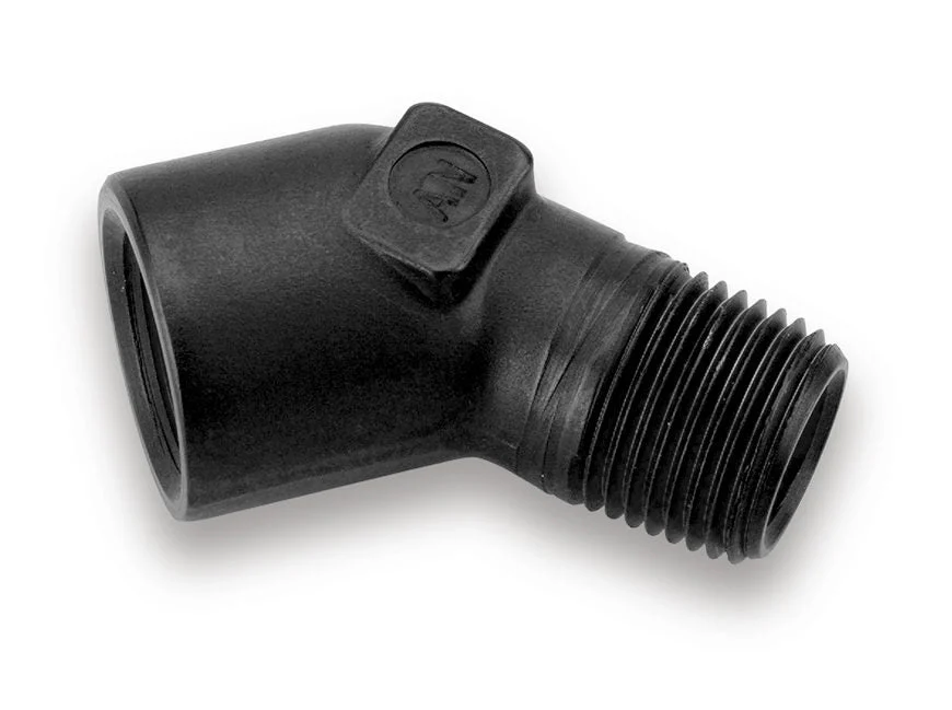Earl's Performance AT991501ERL - 45 Deg. Aluminum NPT Elbow