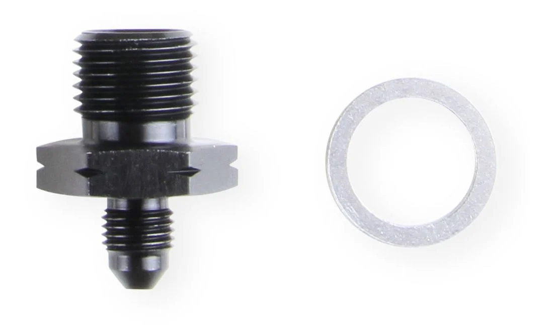 Earl's Performance AT9919BFJERL - Straight Oil Pressure Gauge AN to Metric Adapter