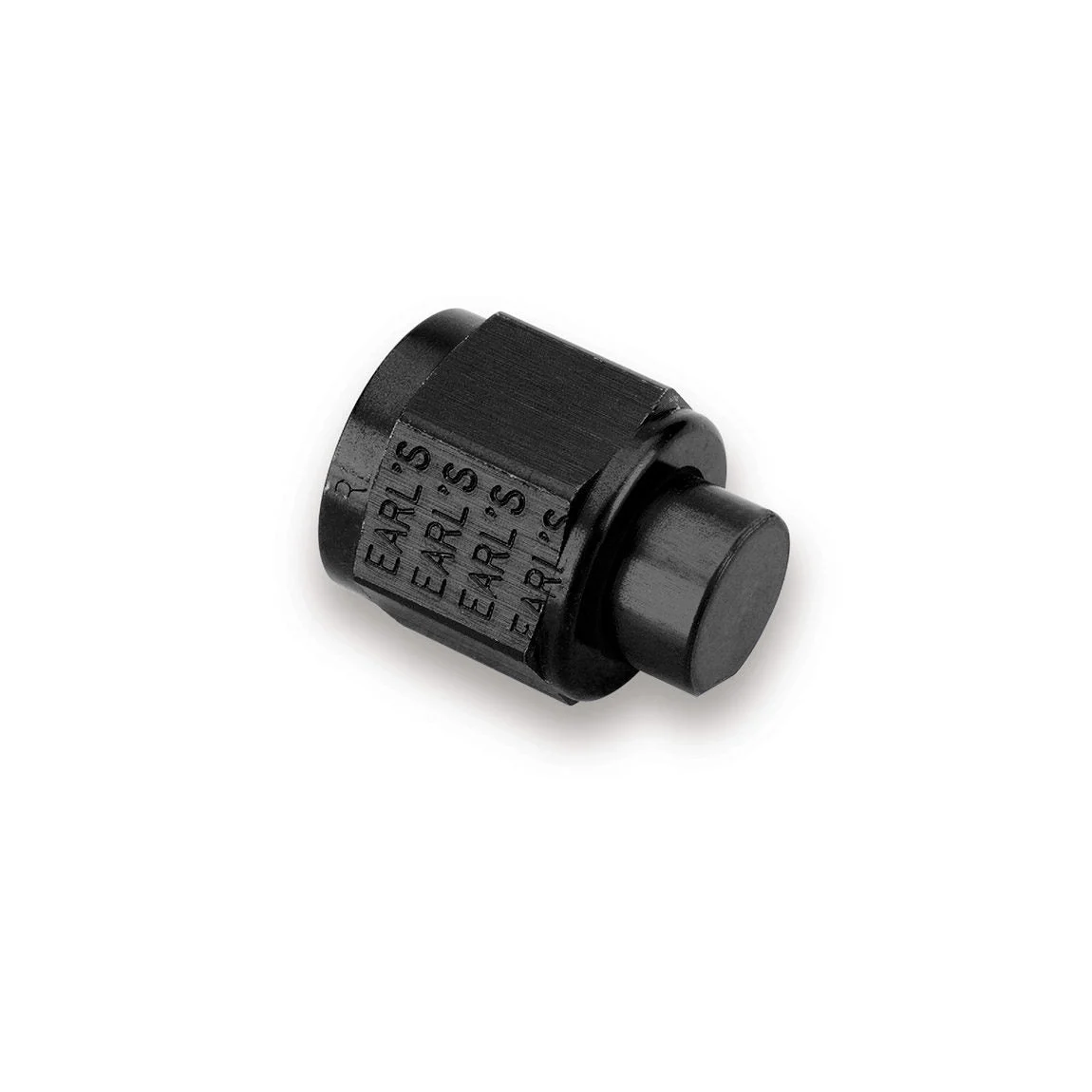 Earl's Performance AT992912ERL - Fitting - Cap - 12 AN - Aluminum - Black Anodized - Each