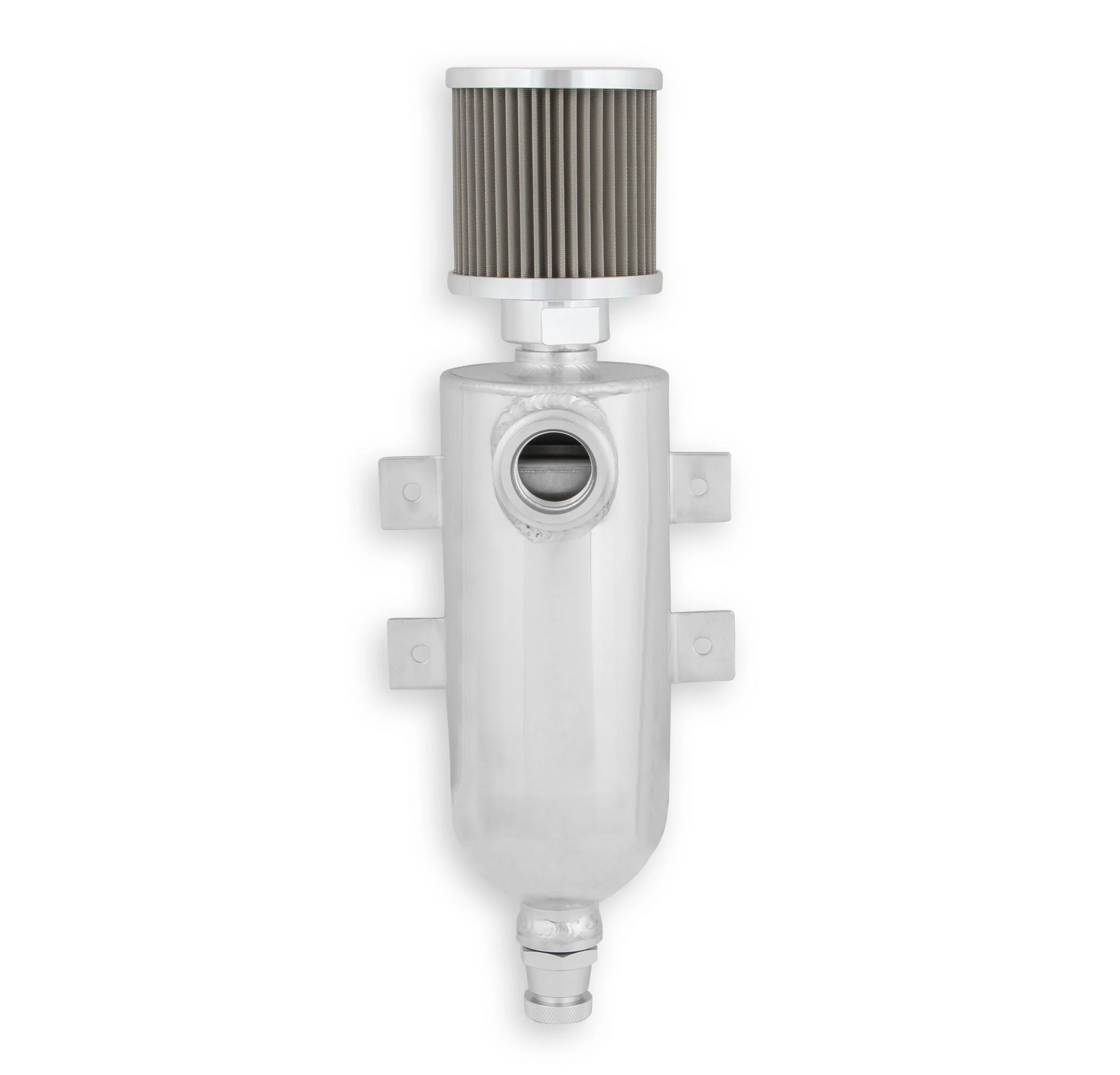 Earl's Performance CT101ERL - Aluminum Catch Can Breather Tank Filter