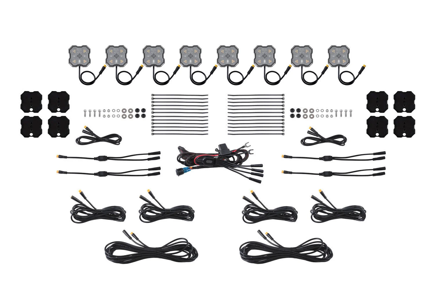 Diode Dynamics DD8757 - Stage Series LED Rock Light Kit. Hight Output. Extreme Versatility