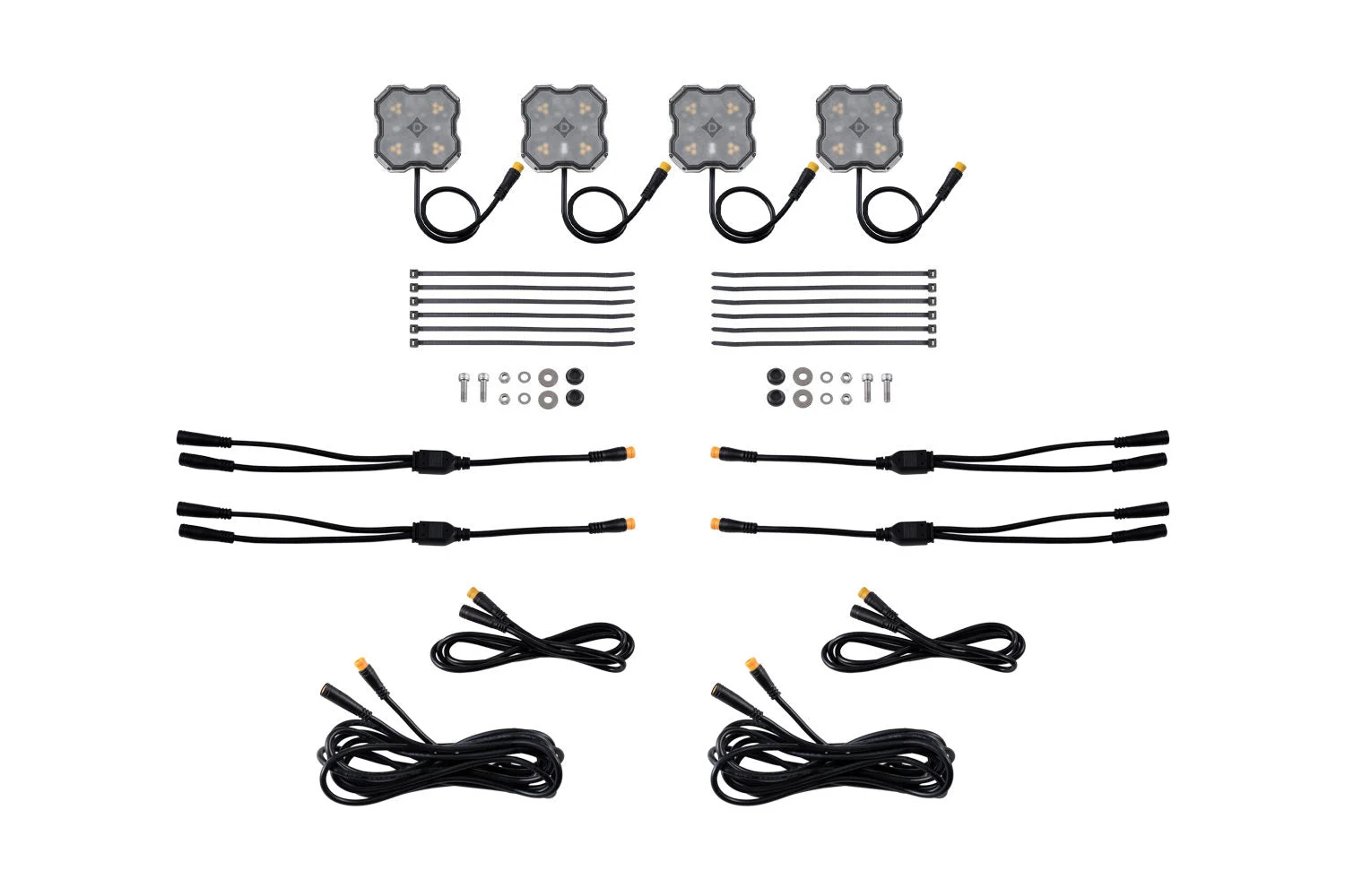 Diode Dynamics DD8761 - Stage Series LED Rock Light Kit. Hight Output. Extreme Versatility