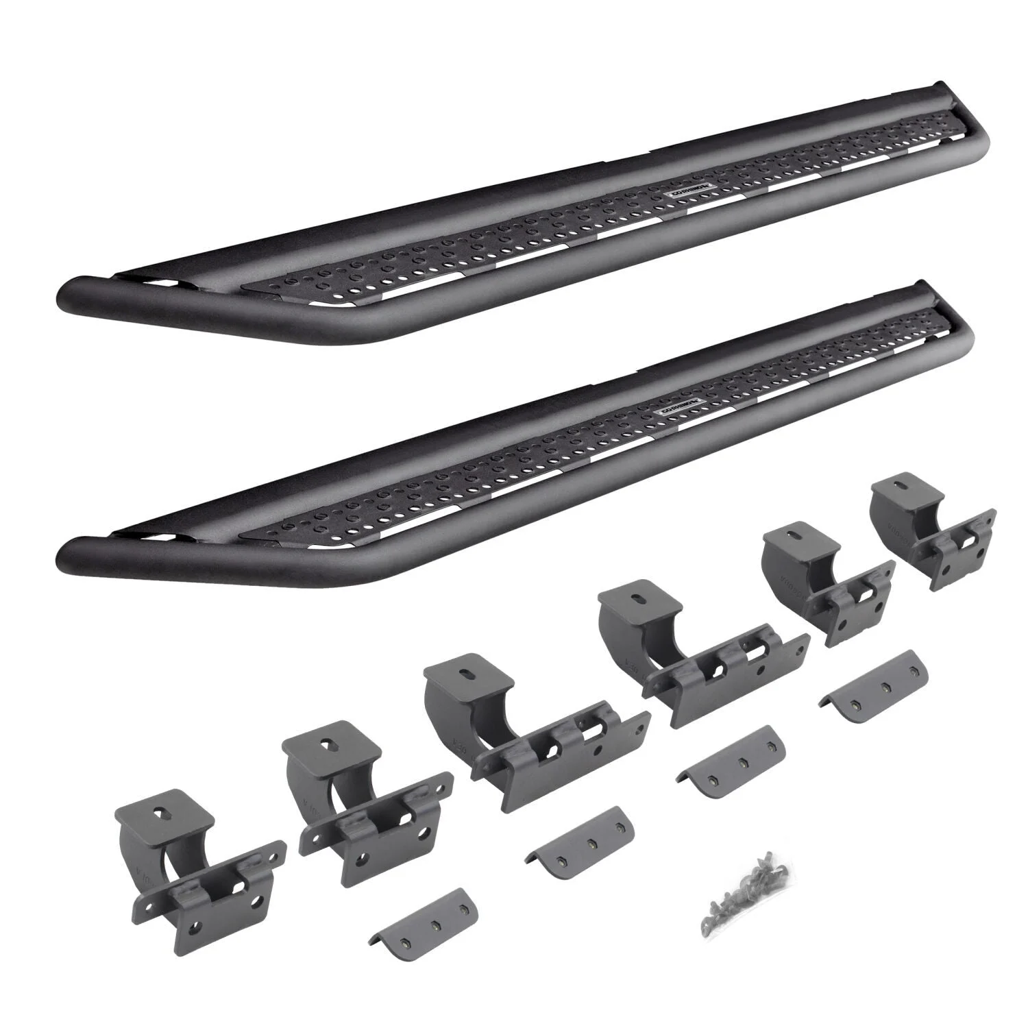 Go Rhino D64030T - 22-24 Ford Maverick Dominator Xtreme D6 SideSteps Complete Kit w/SideStep + Brkts