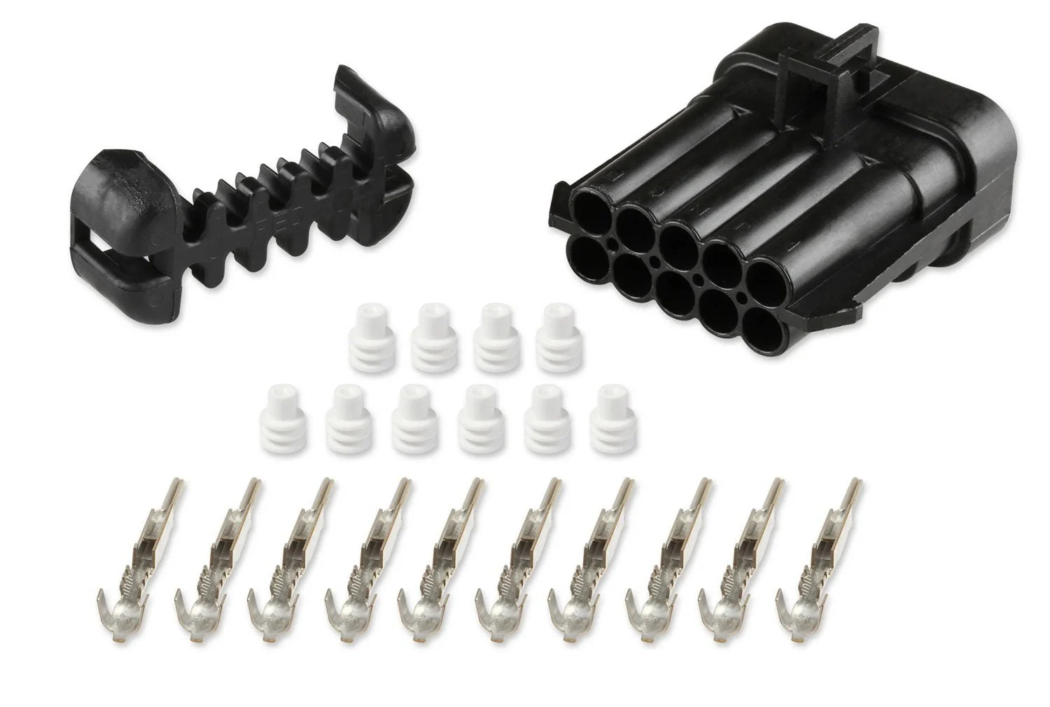 Holley 570-204 - Ignition Sub-Harness Male Connector  10-PIn