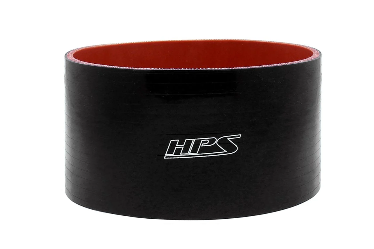 HPS Performance HTSC-425-L6-BLK - HPS Silicone Coupler 4-1/4" ID, 6" Length  Black