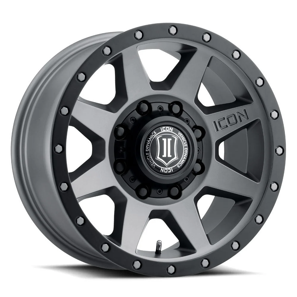 Icon 1818908152TT - Rebound HD 18x9 8x170 6mm Offset 5.25in BS 125mm Bore Titanium Wheel