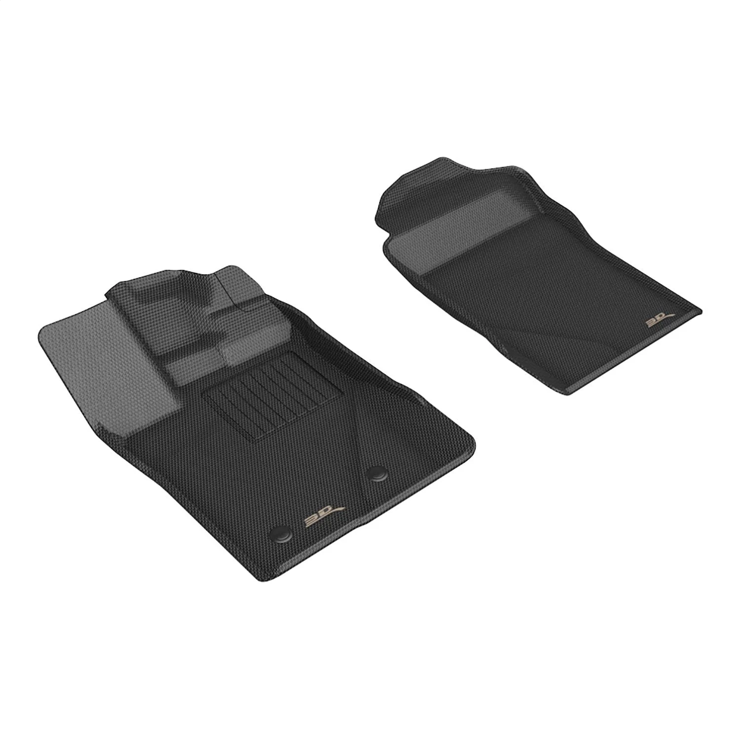 3D MAXpider L1FR16411509 - KAGU Floor Mat; Black; 2 pc. Front Row;