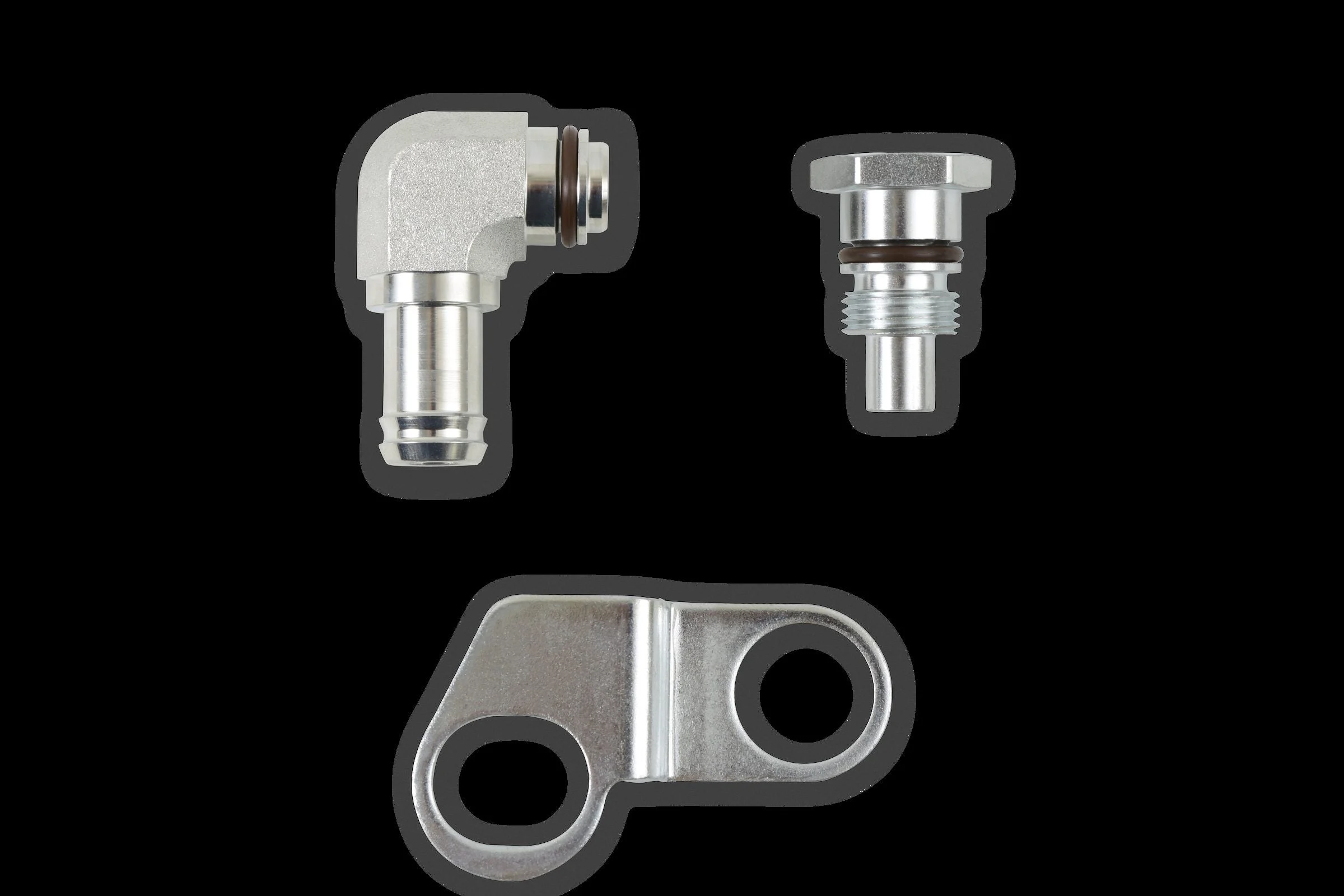 Earl's Performance PS0001ERL - Remote Reservoir Adapter Kit
