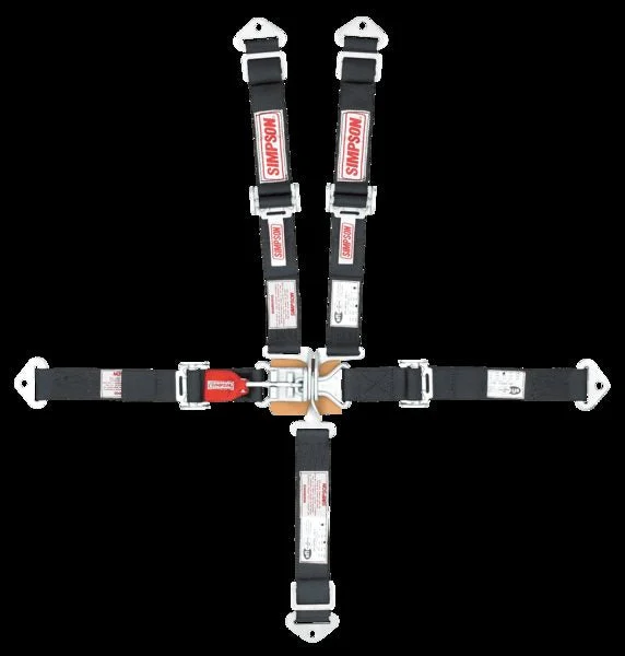 Simpson Safety 29025BK - Simpson Racing Quarter Midget Harness