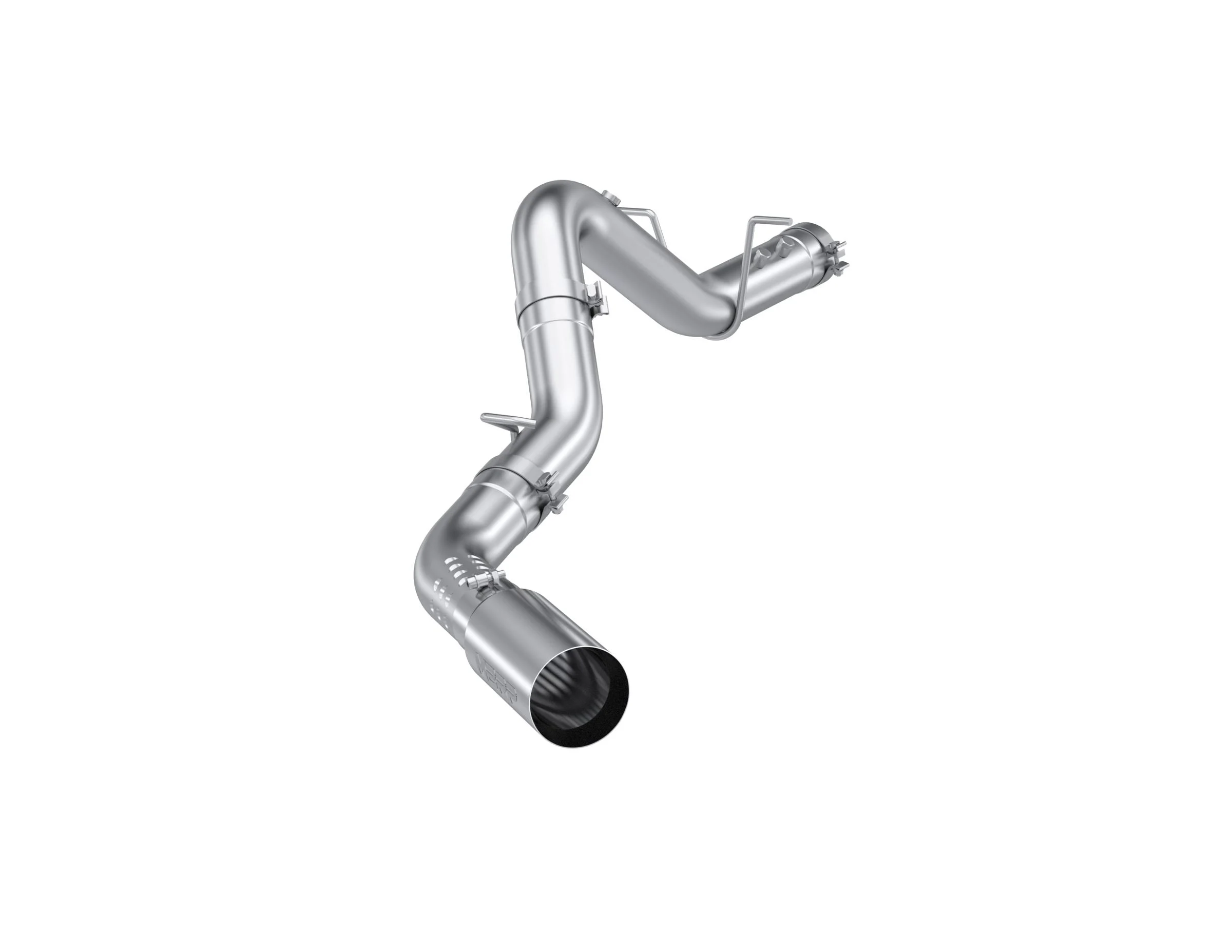 MBRP S6059304 - 20-25 Silverado/Sierra 2500/3500 T304 Stainless Steel 4 Inch Filter Back Single Side Exit Exhaust System