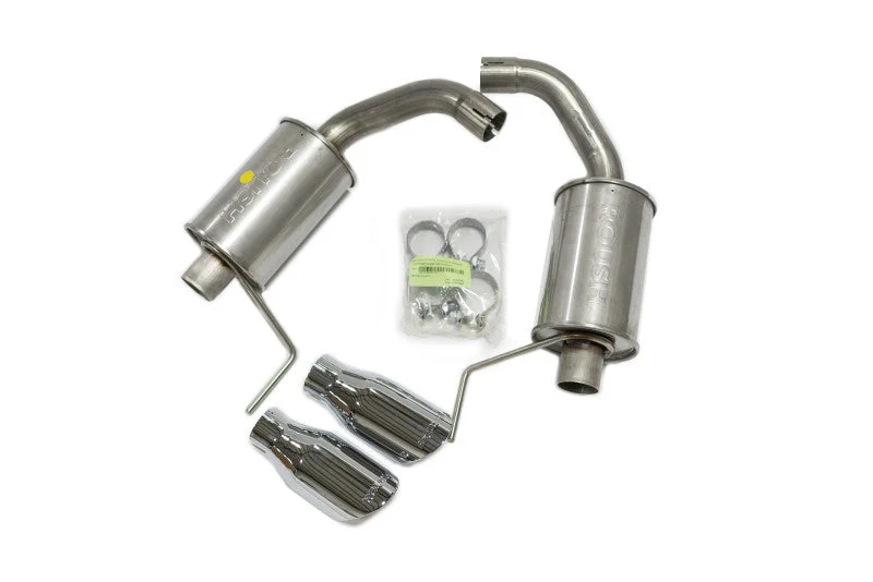 Roush 15-26 Ford Mustang 3.7L/2.3L V6/I4 Exhaust Kit w/ Round Tips
