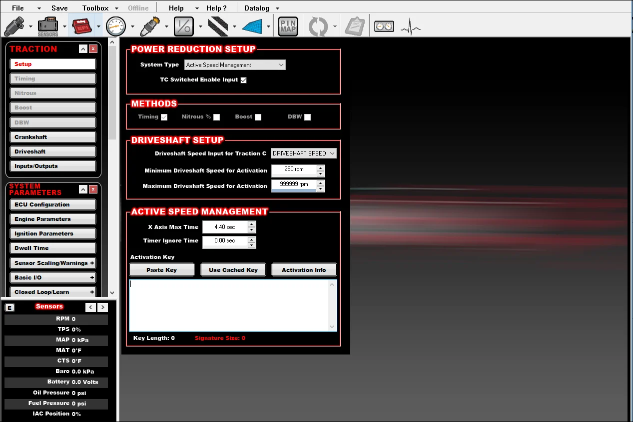 Drag Race Traction Control for Holley EFI V5 and V6 Only