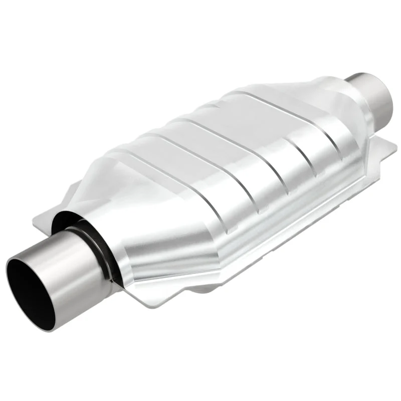MagnaFlow Univ Cat Conv 2.25in Inlet/Outlet Center/Center Oval 12in Body L x 7in W x 16in Overall L