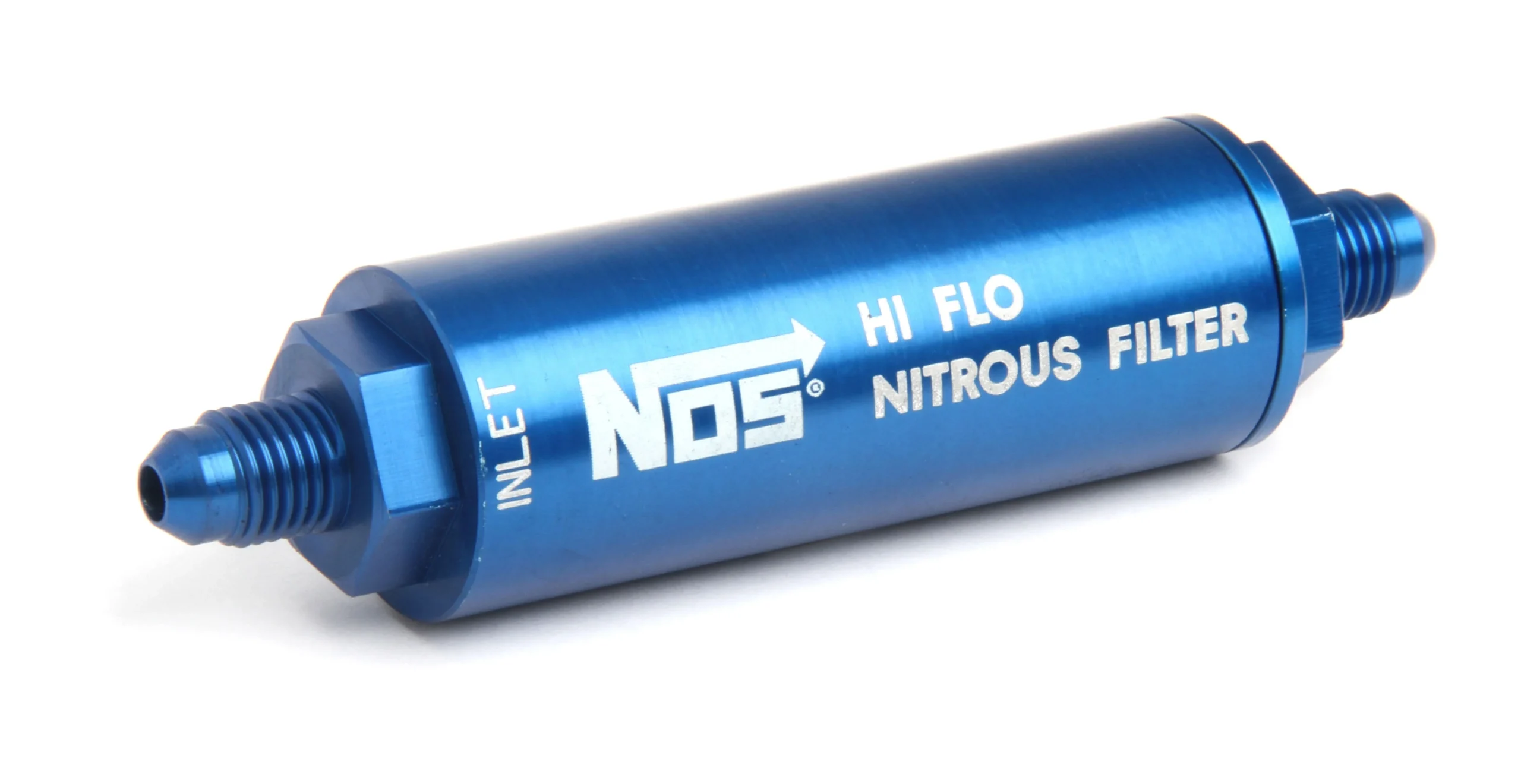 Nitrous Filter, High Pressure, -4AN x -4AN In-Line Billet Aluminum (140 micron)