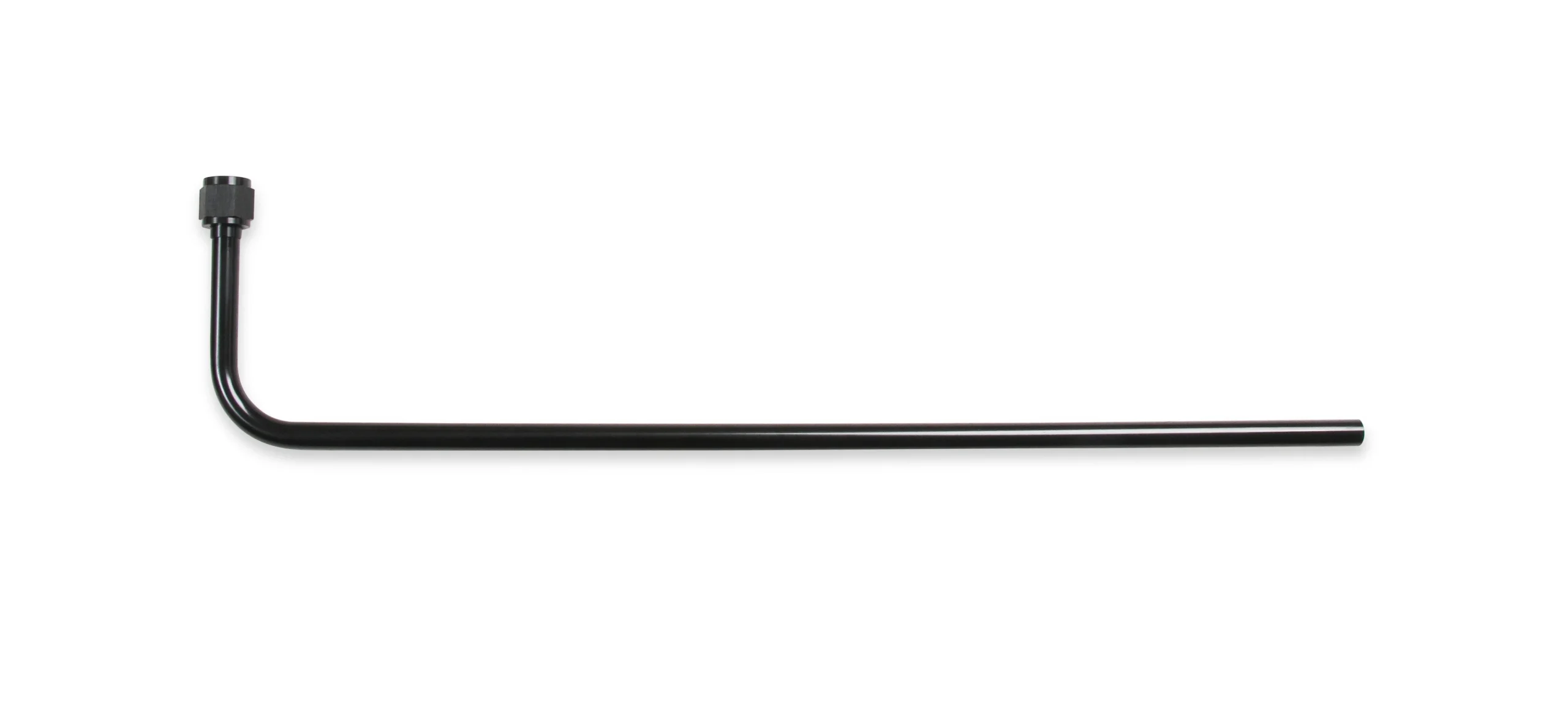 Racer Safety Black Aluminum 90 Degree Blowdown Tube
