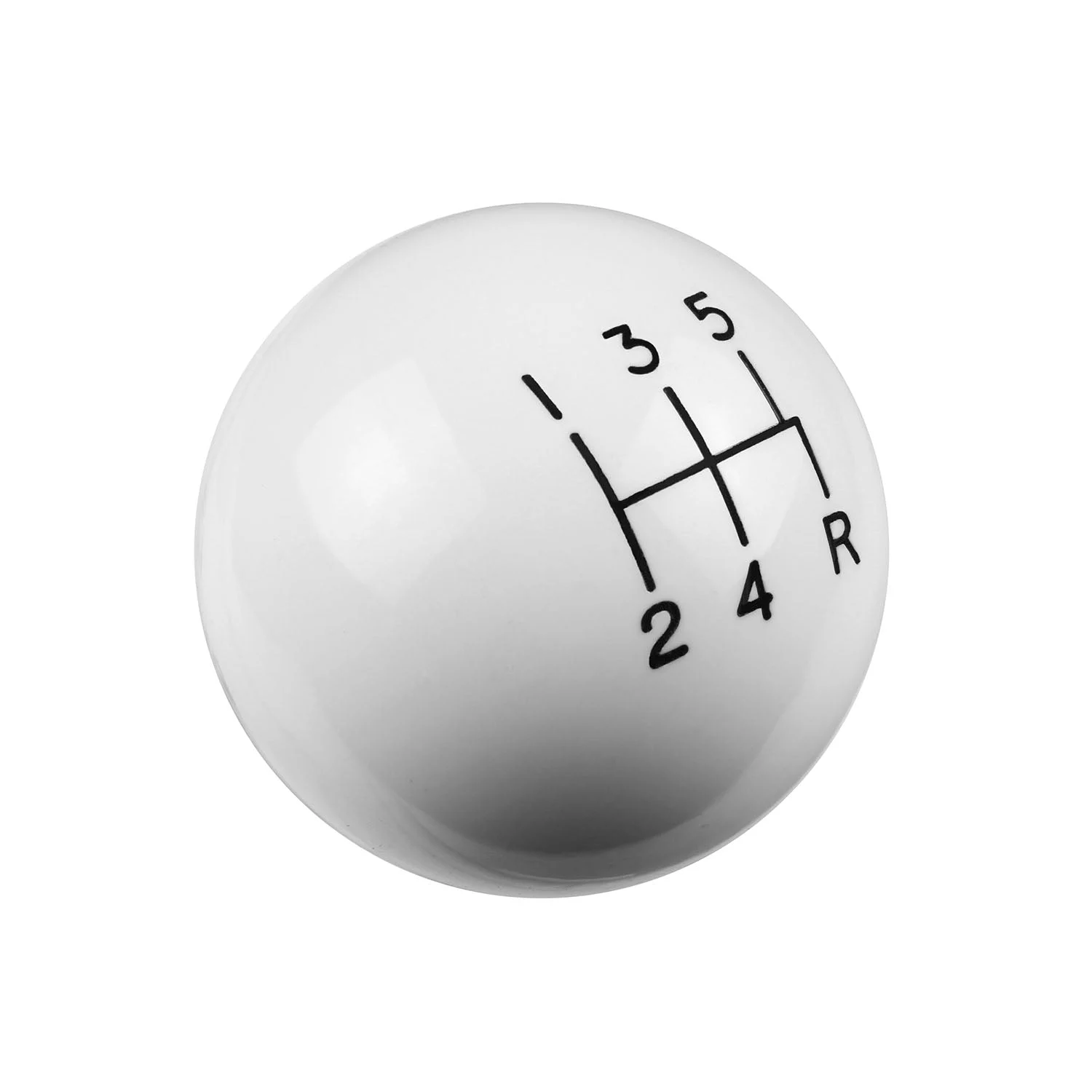 Hurst Shift Knob - 5-Speed Pattern - White